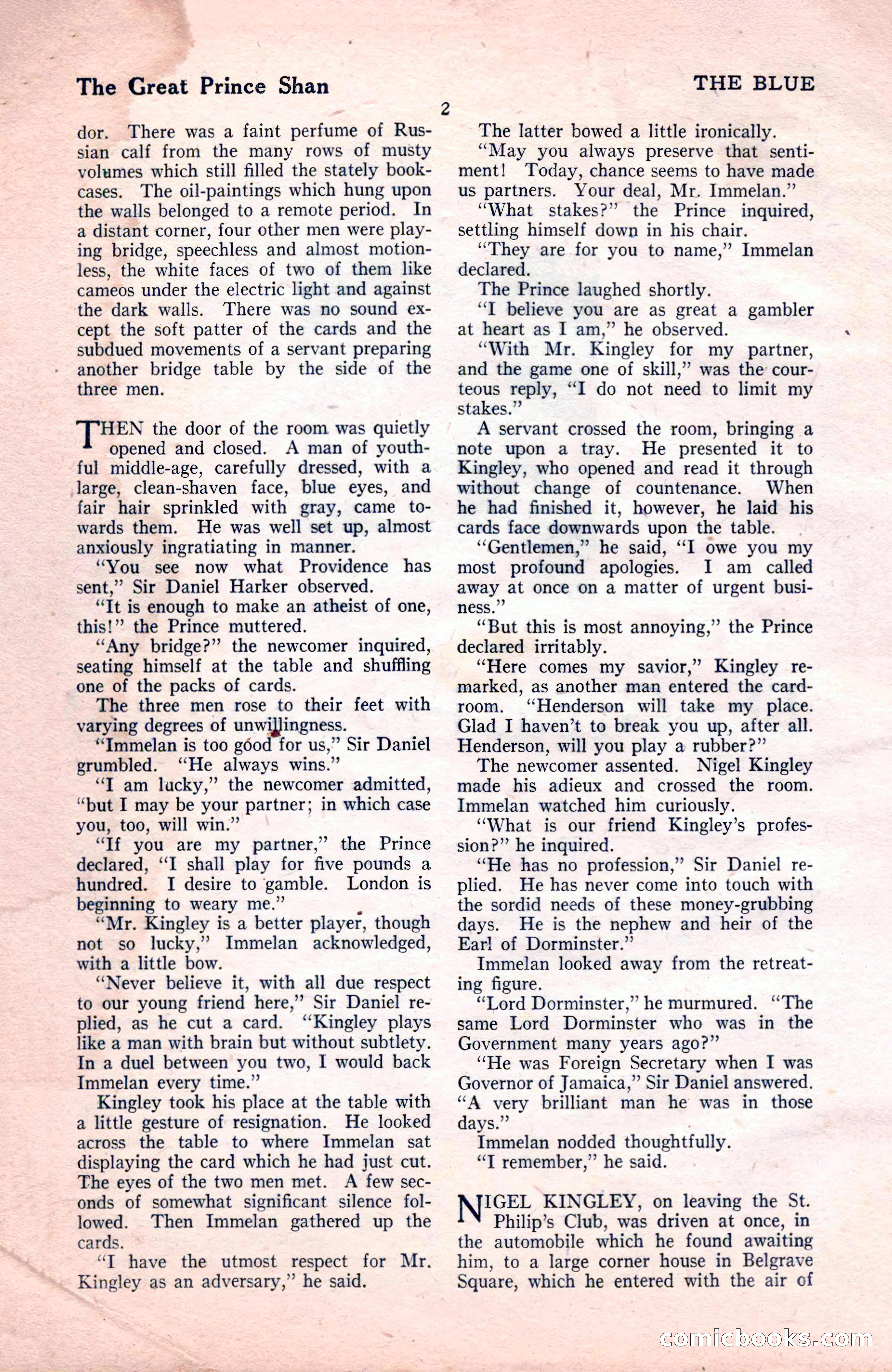 The Blue Book Magazine, November 1921 — page 8 of 212