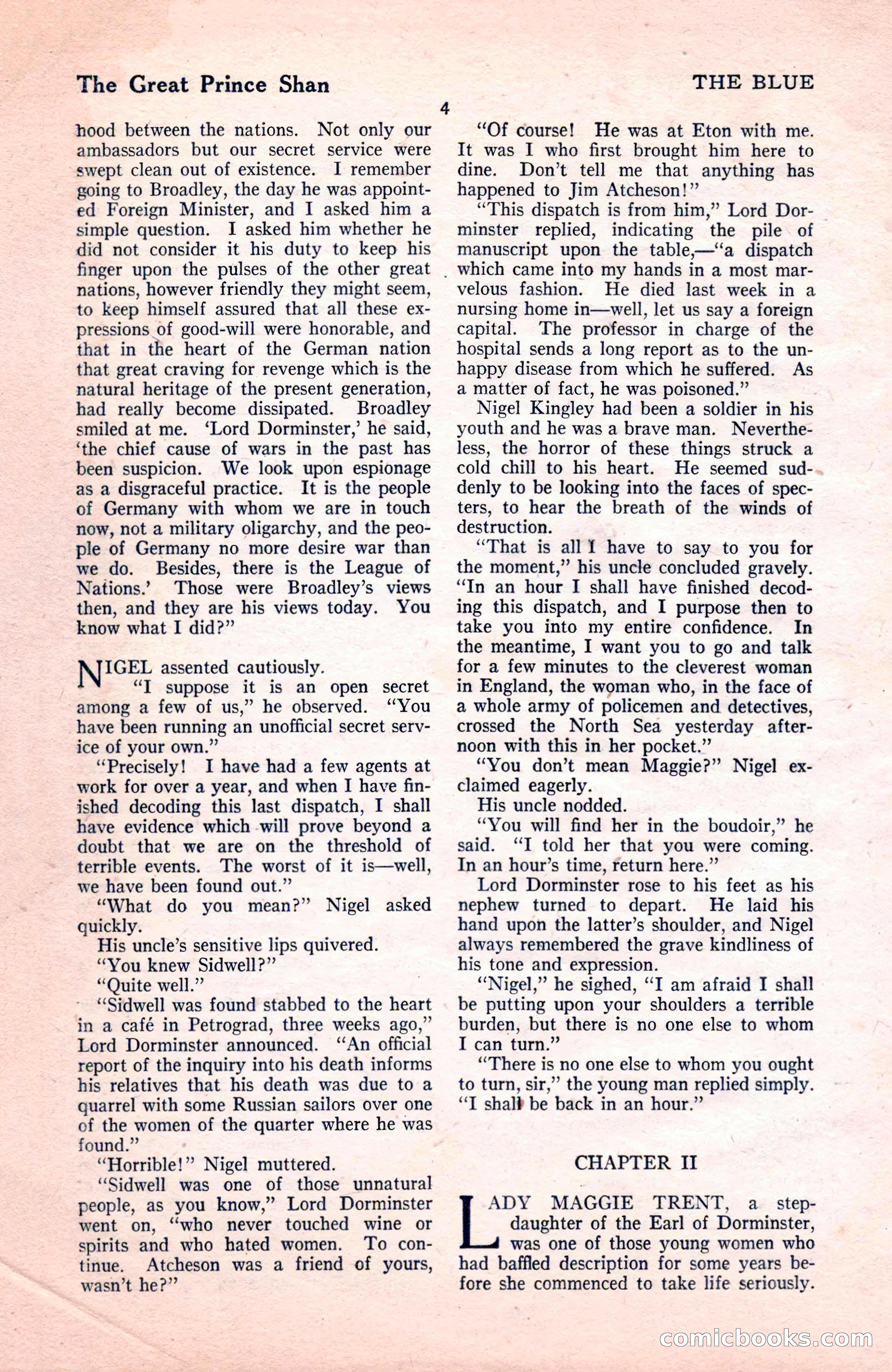 The Blue Book Magazine, November 1921 — page 10 of 212