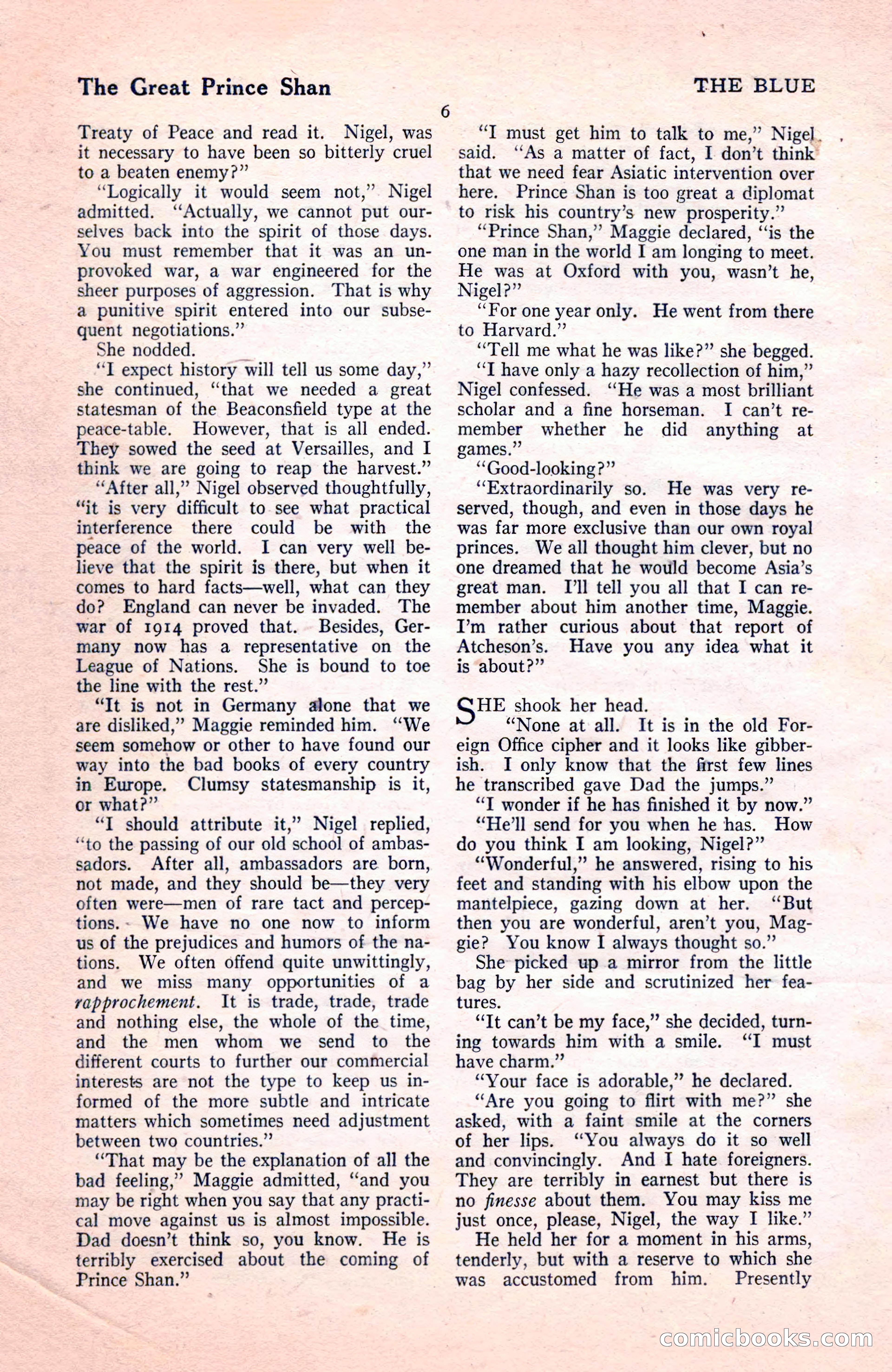 The Blue Book Magazine, November 1921 — page 12 of 212