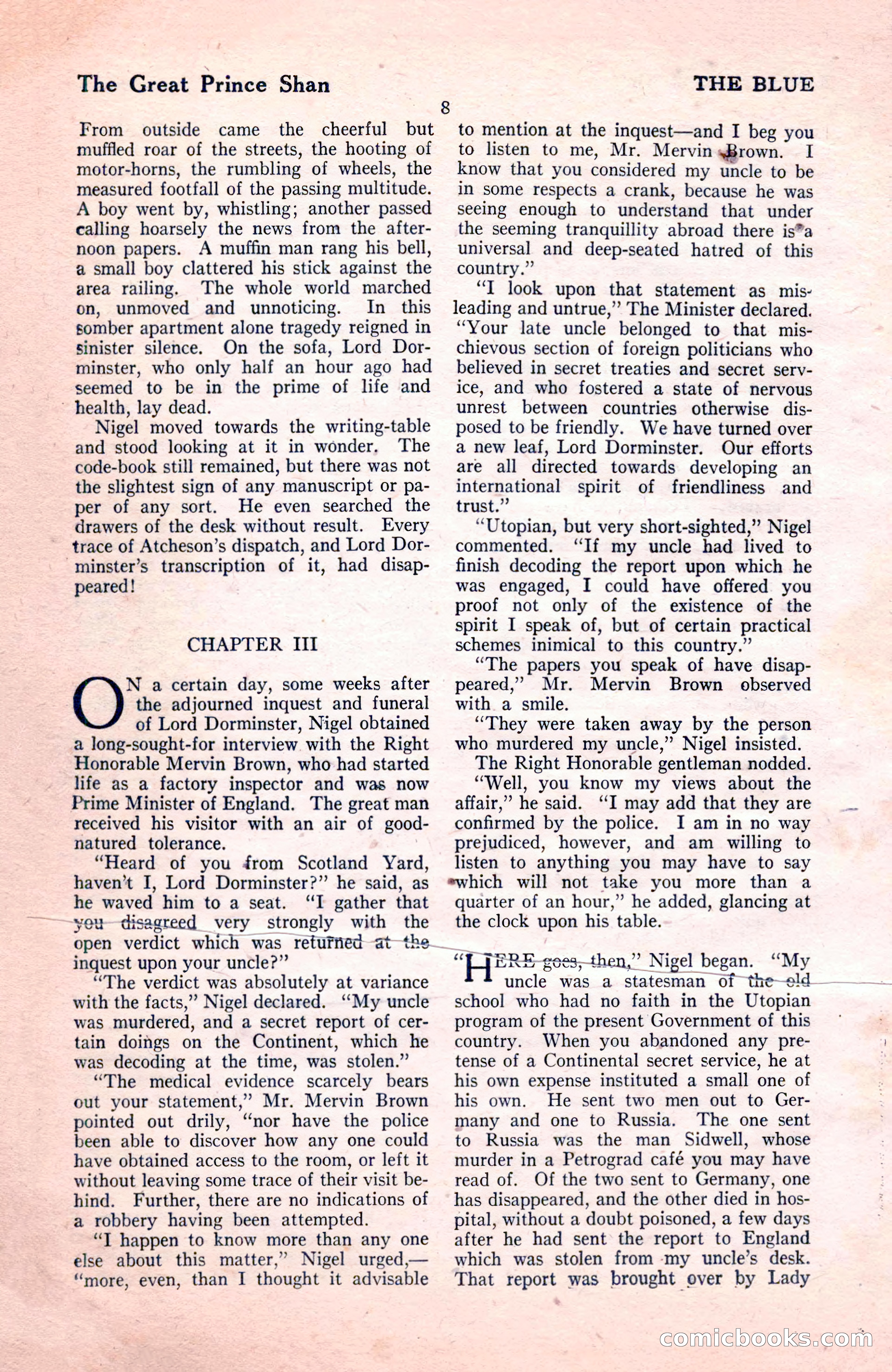 The Blue Book Magazine, November 1921 — page 14 of 212