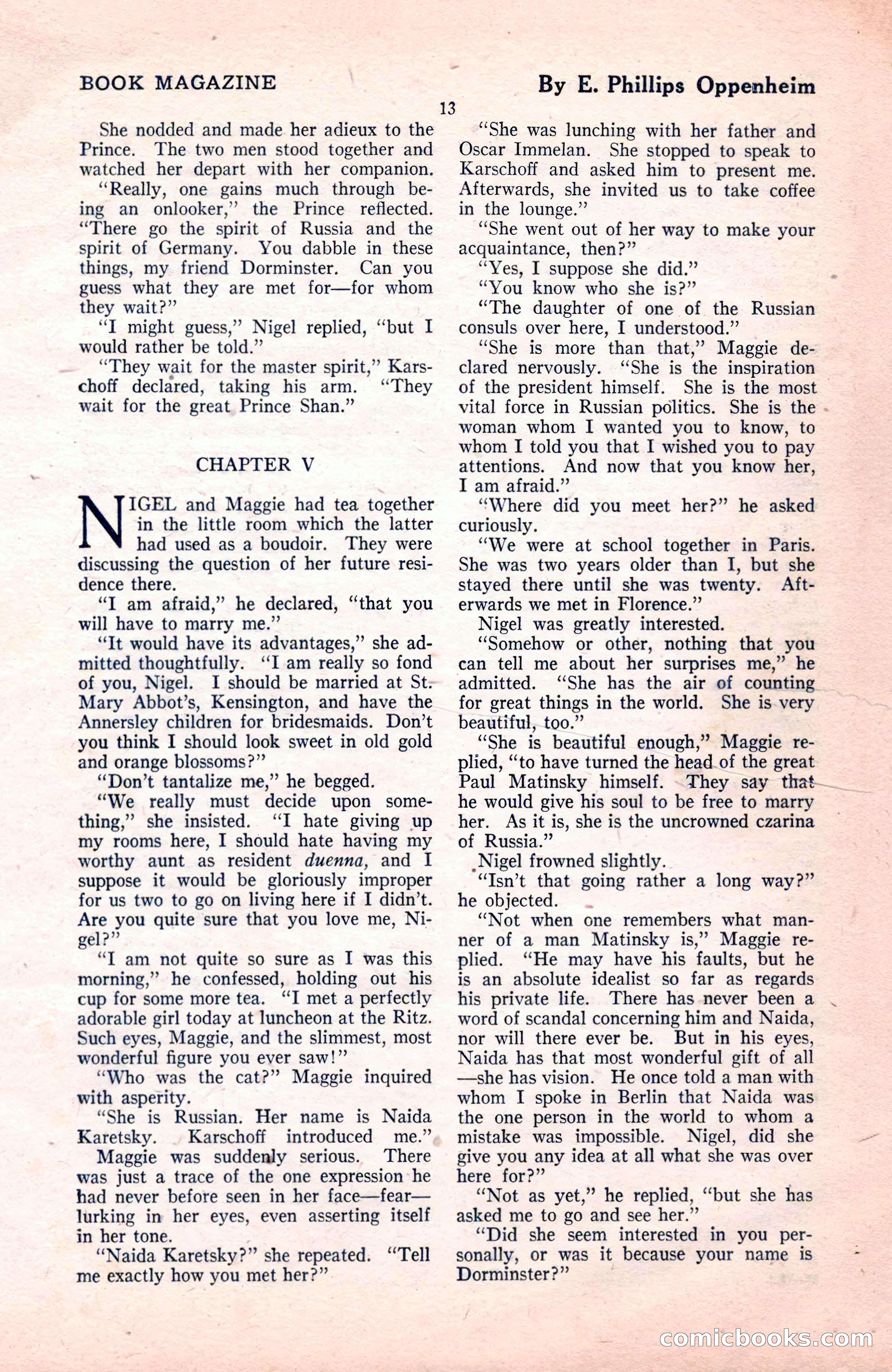 The Blue Book Magazine, November 1921 — page 19 of 212
