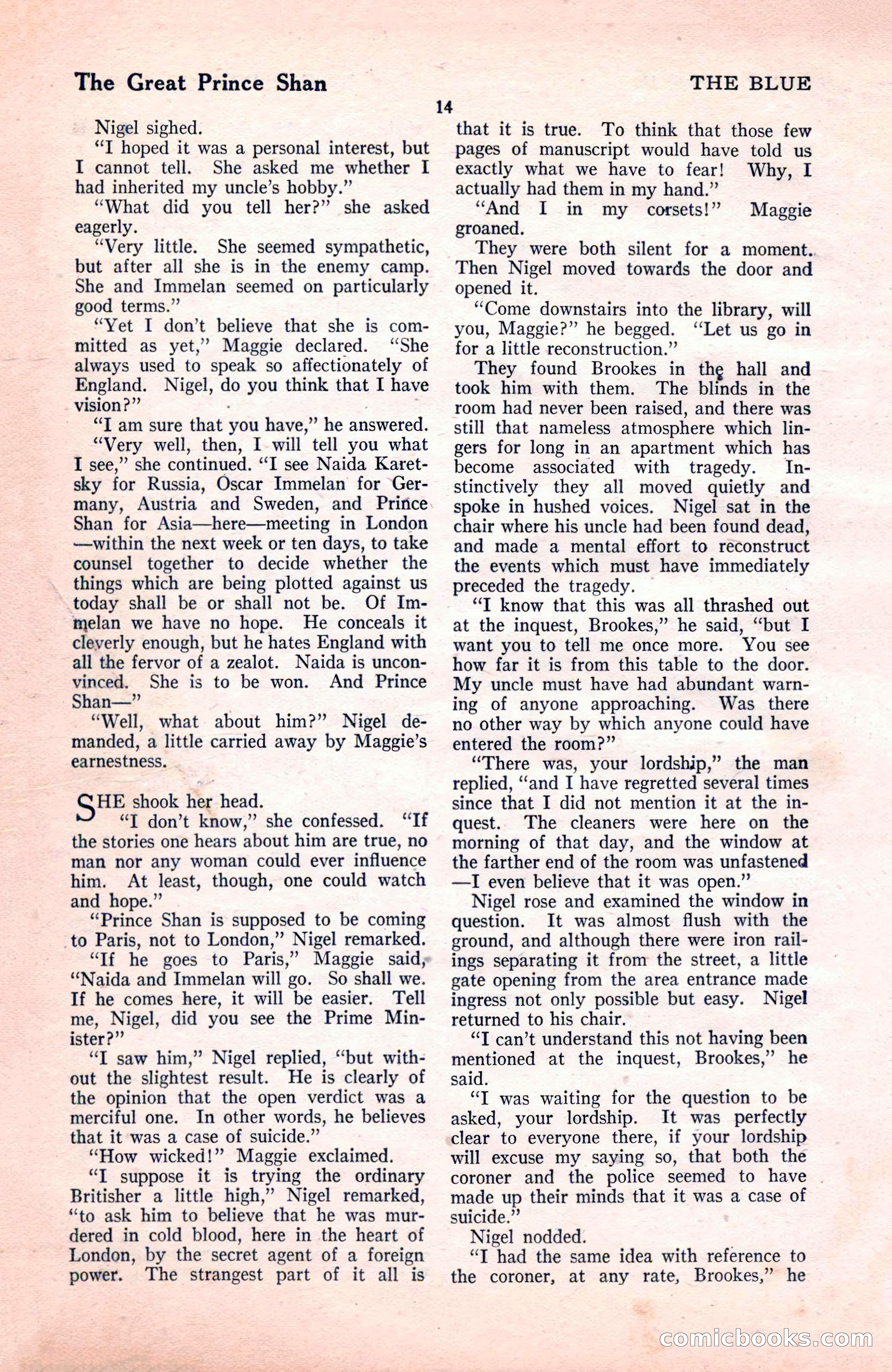 The Blue Book Magazine, November 1921 — page 20 of 212