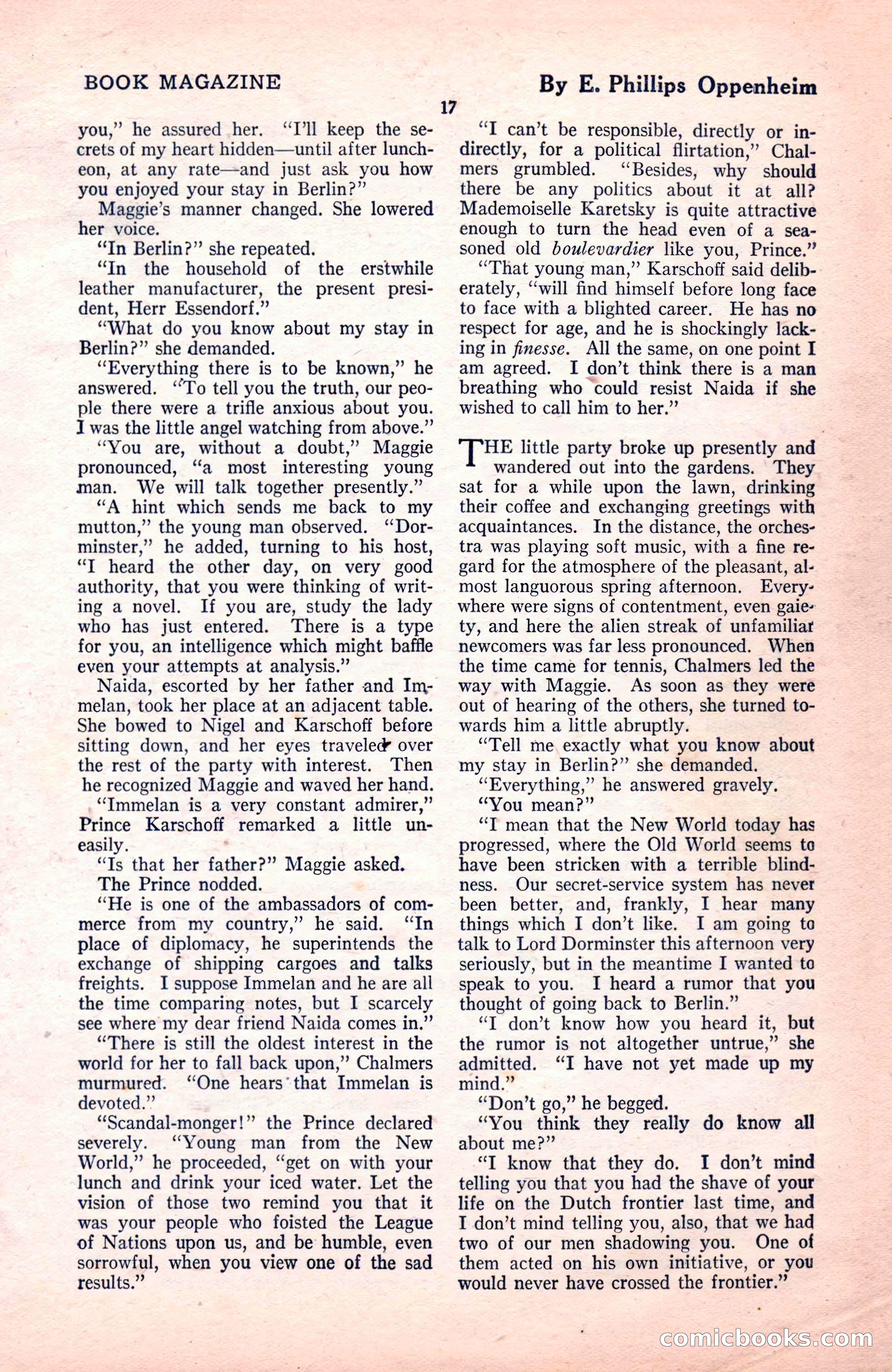 The Blue Book Magazine, November 1921 — page 23 of 212