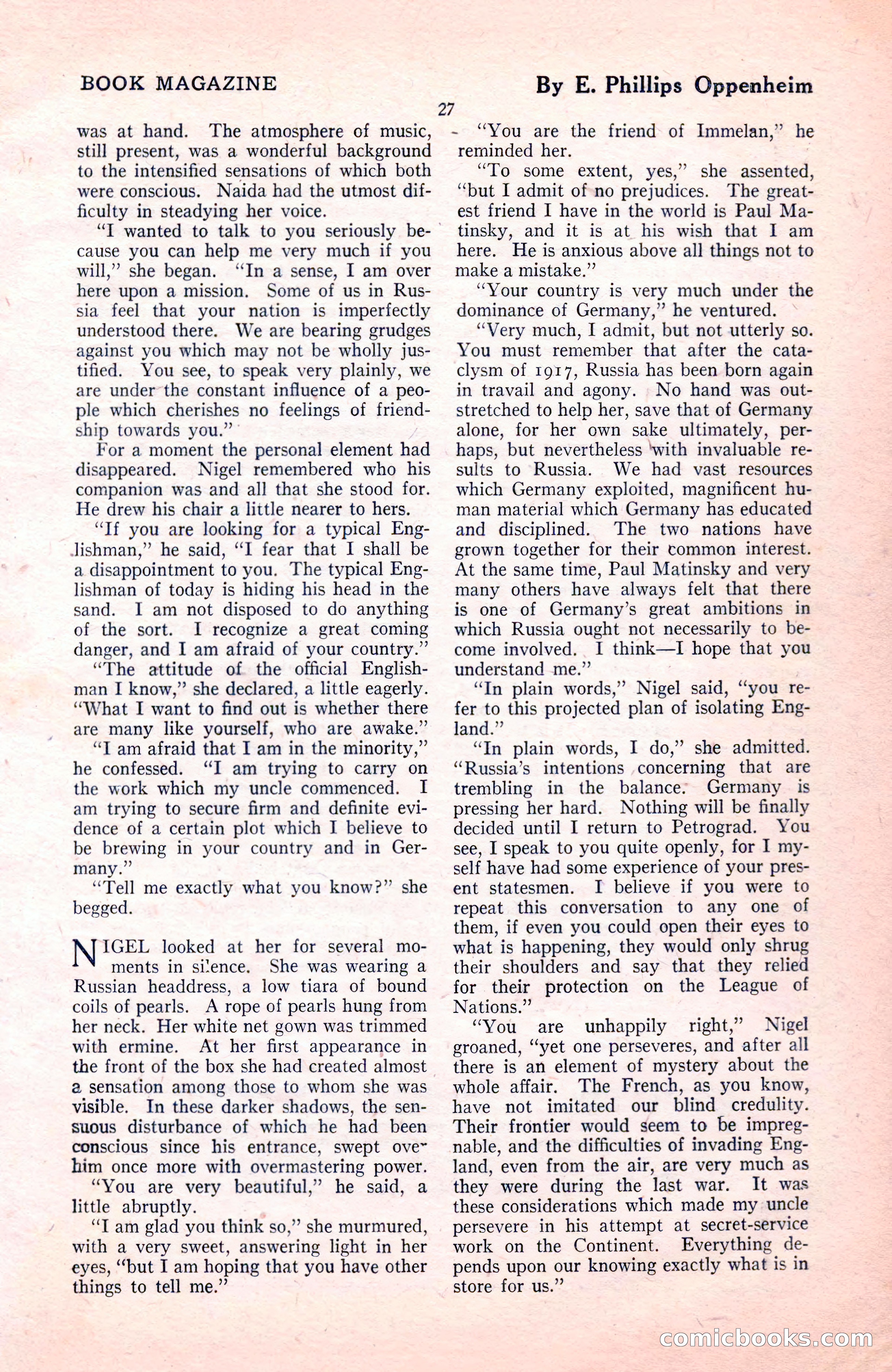 The Blue Book Magazine, November 1921 — page 33 of 212