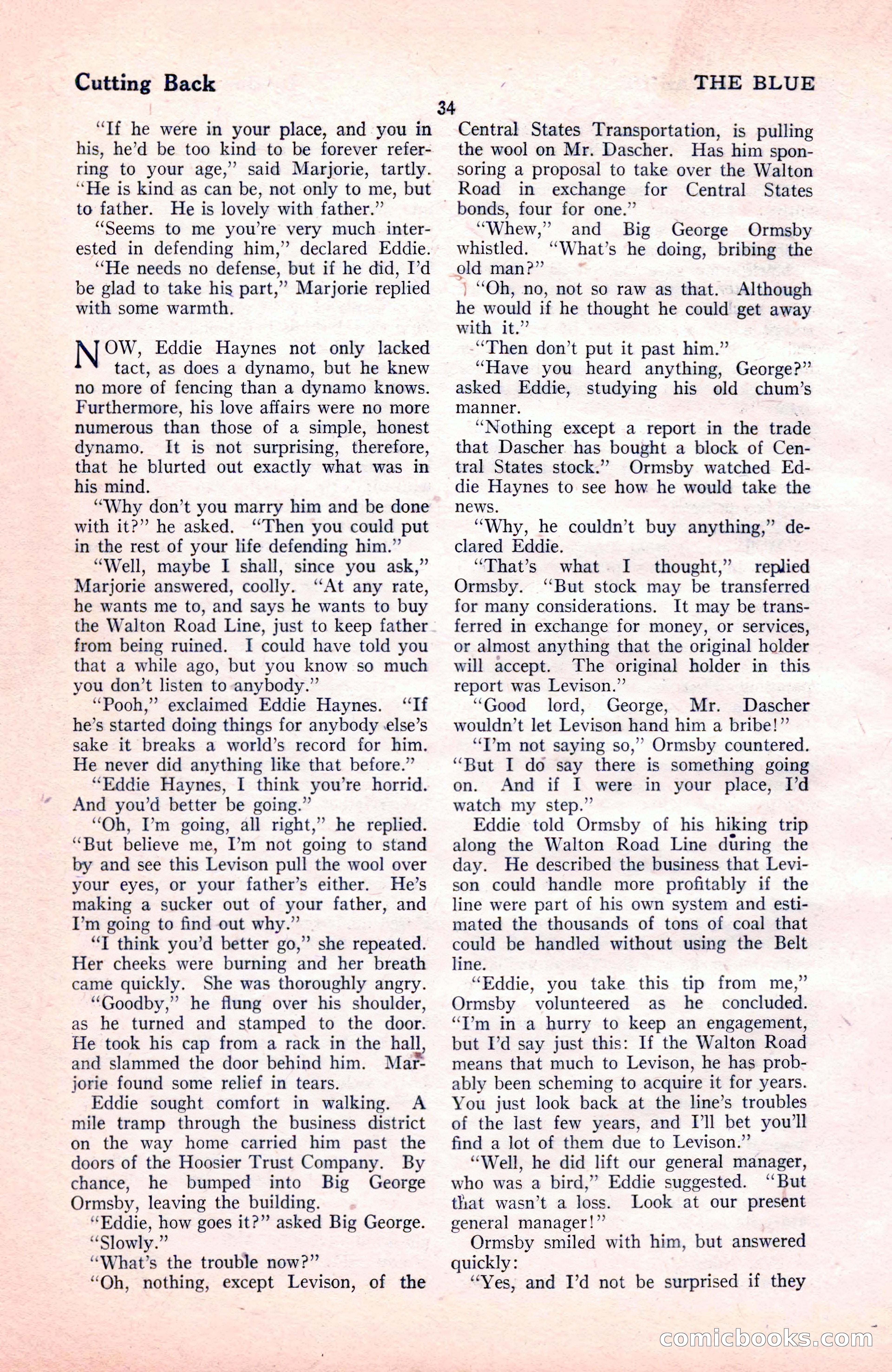 The Blue Book Magazine, November 1921 — page 40 of 212