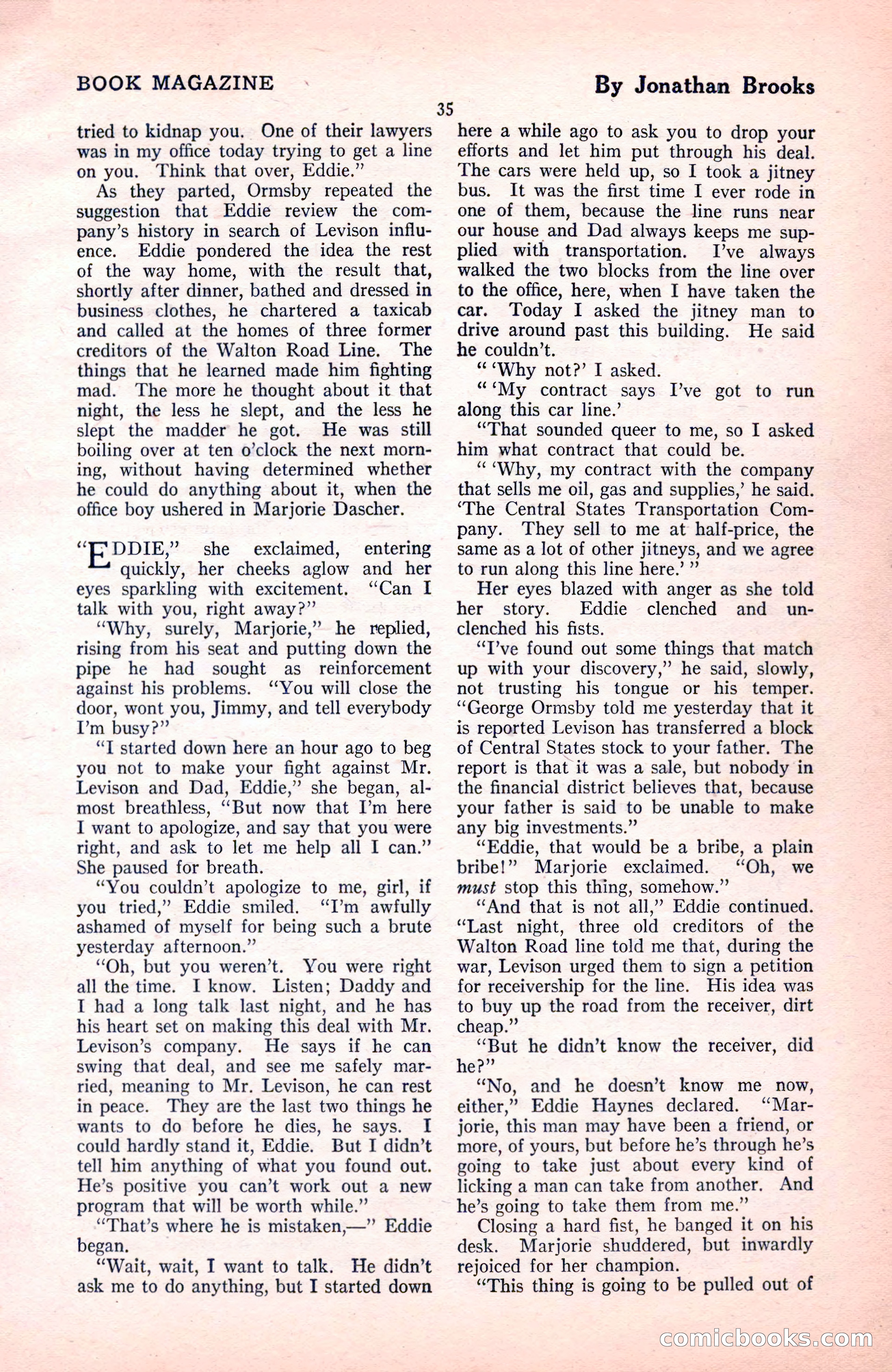 The Blue Book Magazine, November 1921 — page 41 of 212