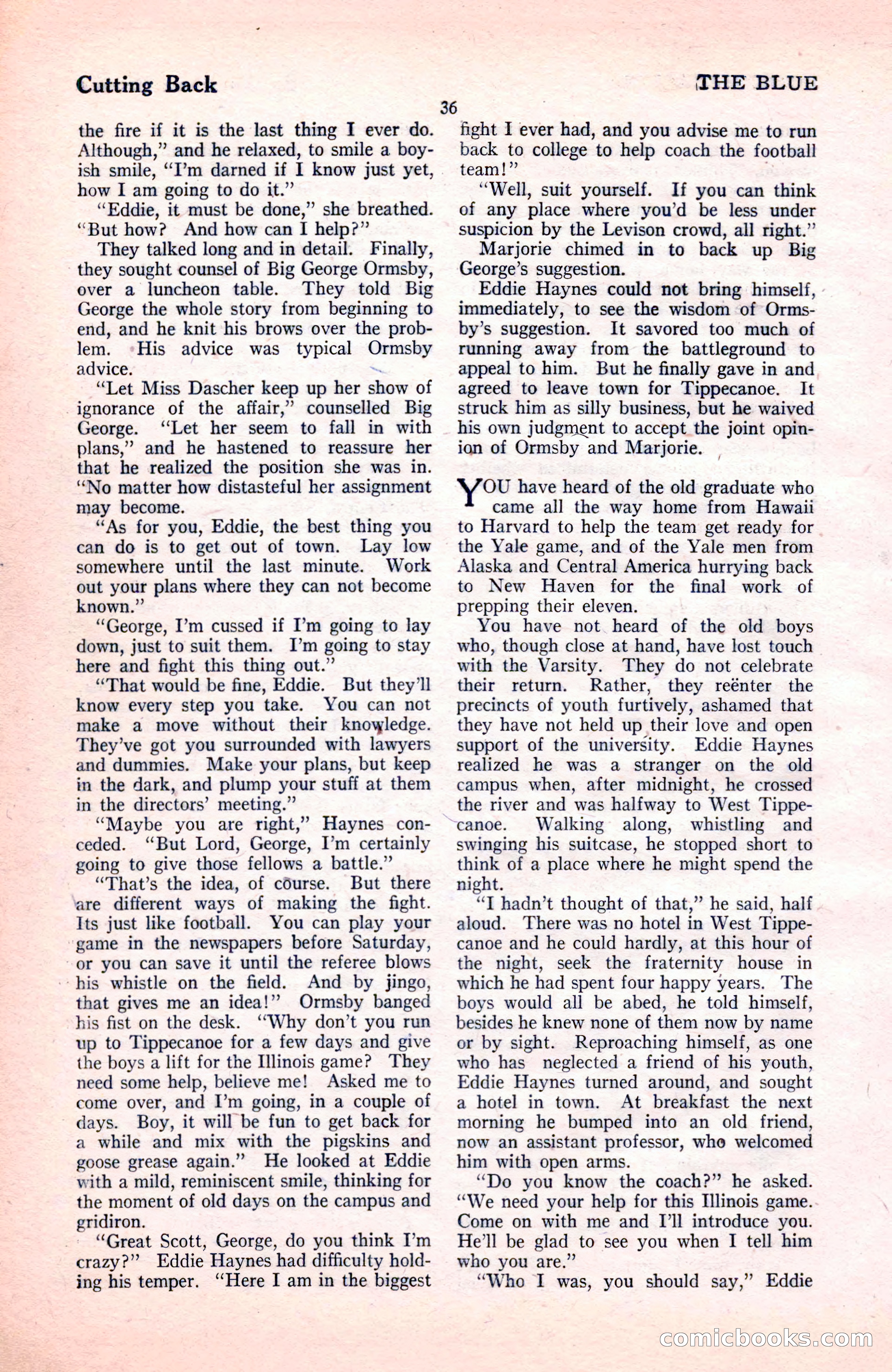 The Blue Book Magazine, November 1921 — page 42 of 212