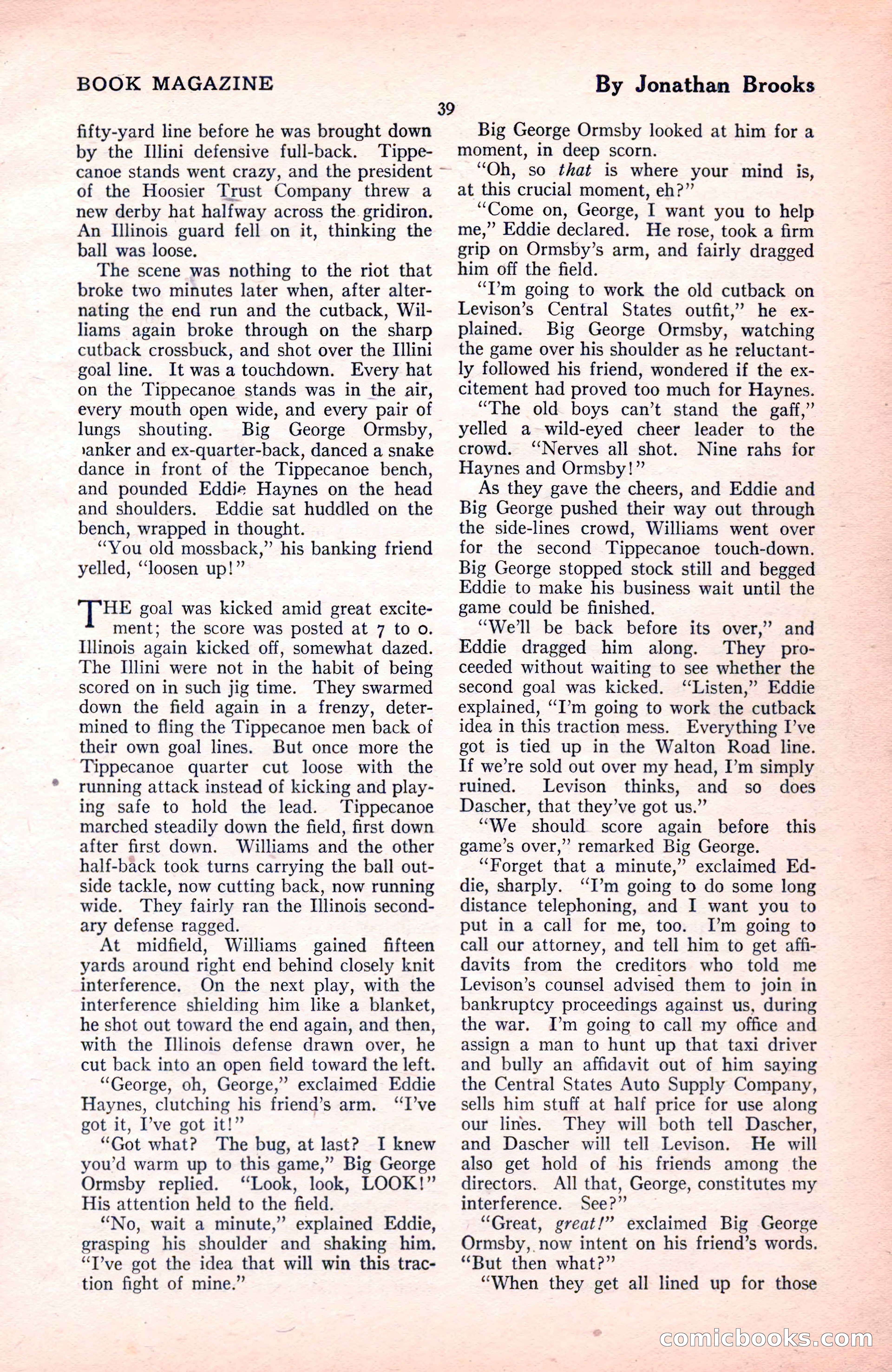 The Blue Book Magazine, November 1921 — page 45 of 212