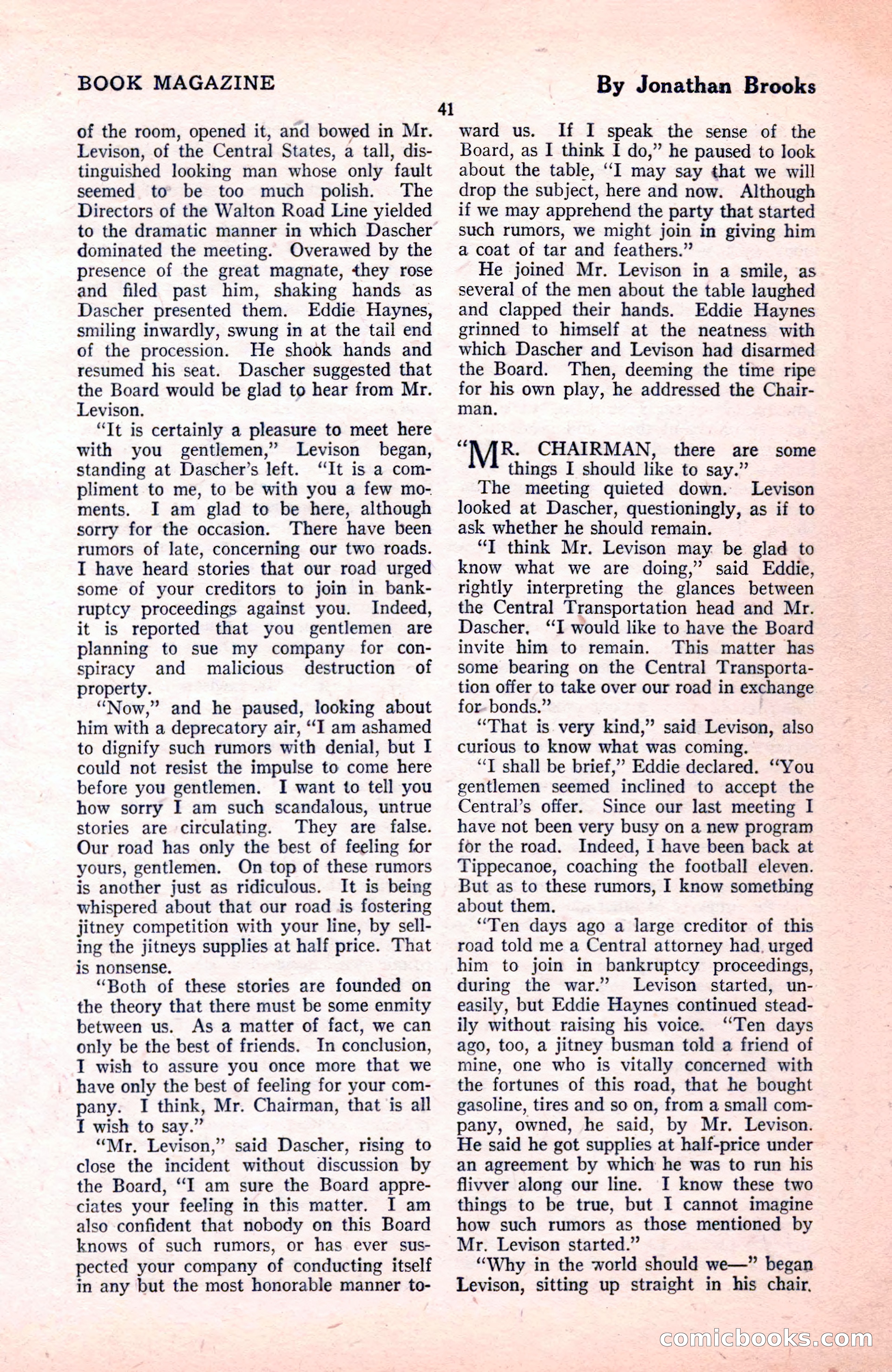 The Blue Book Magazine, November 1921 — page 47 of 212