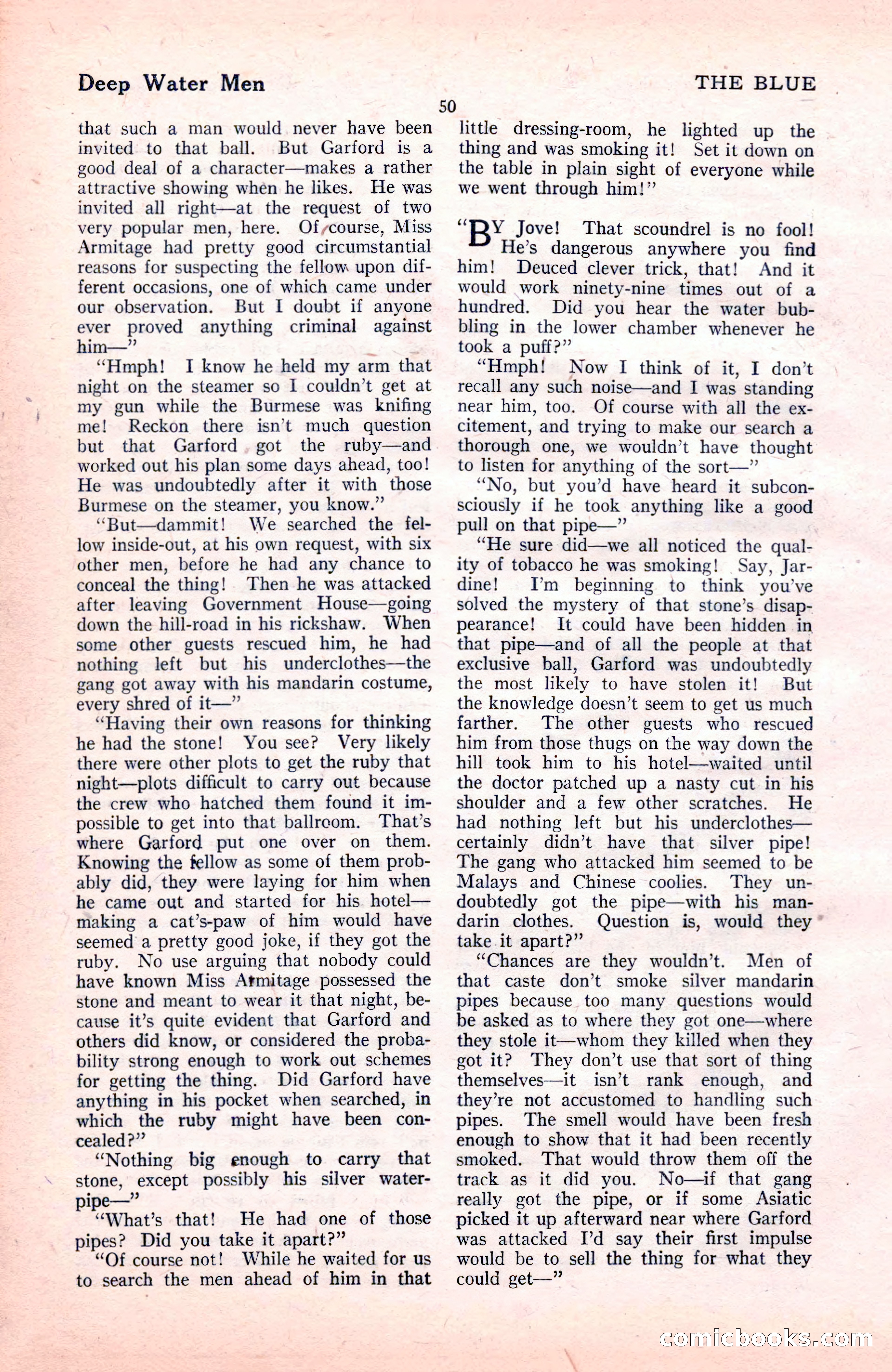The Blue Book Magazine, November 1921 — page 56 of 212