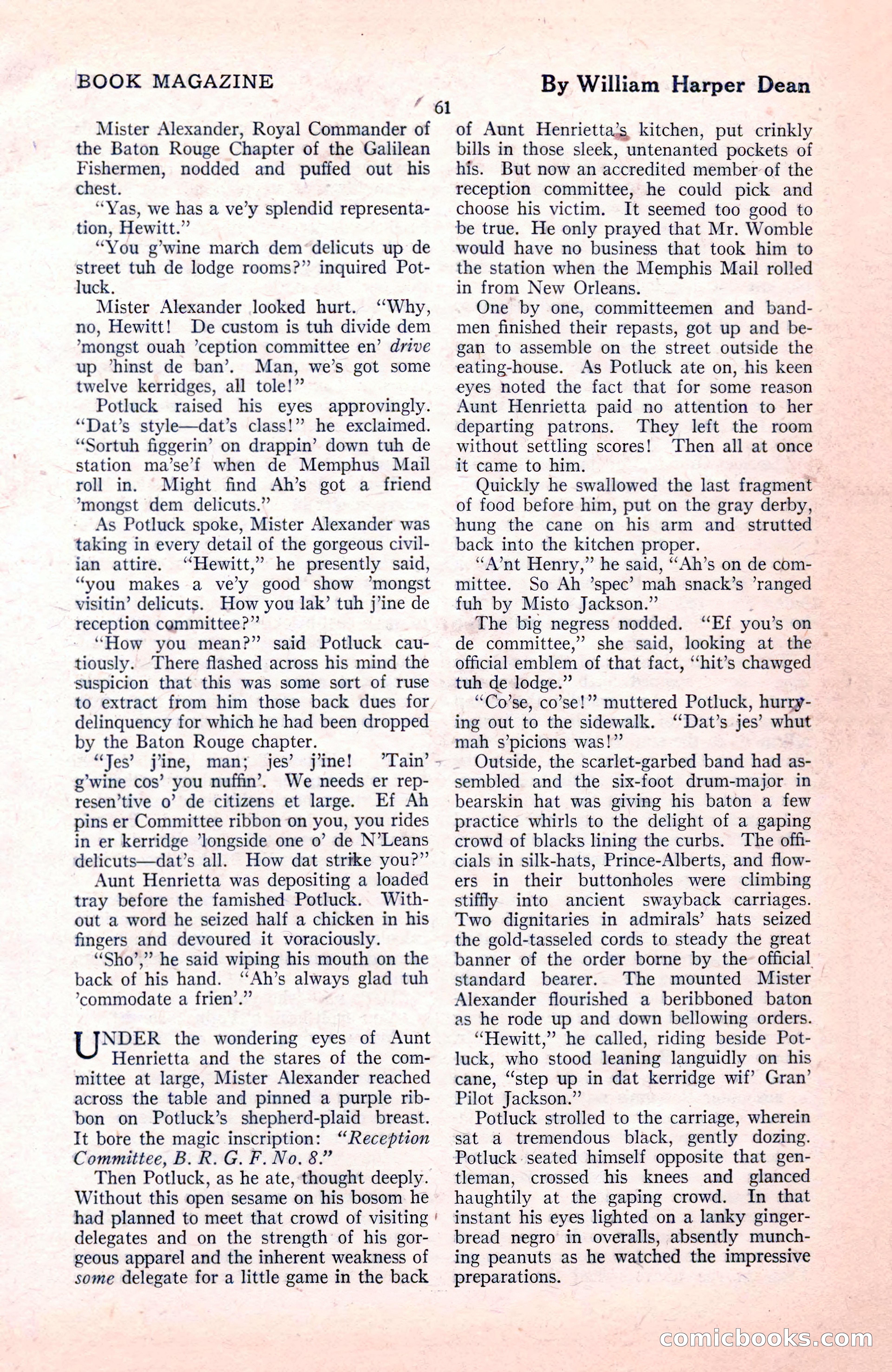 The Blue Book Magazine, November 1921 — page 67 of 212