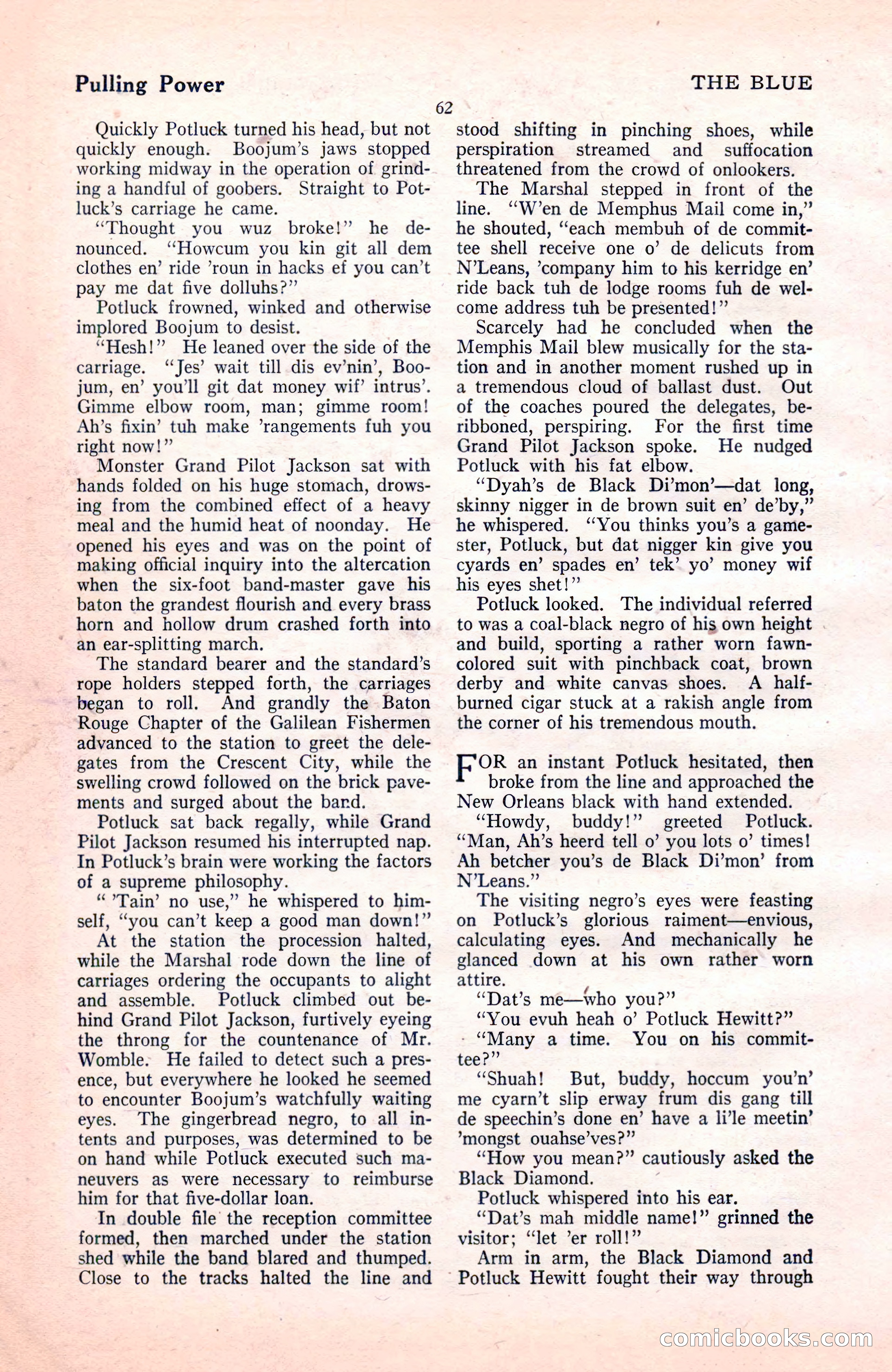 The Blue Book Magazine, November 1921 — page 68 of 212