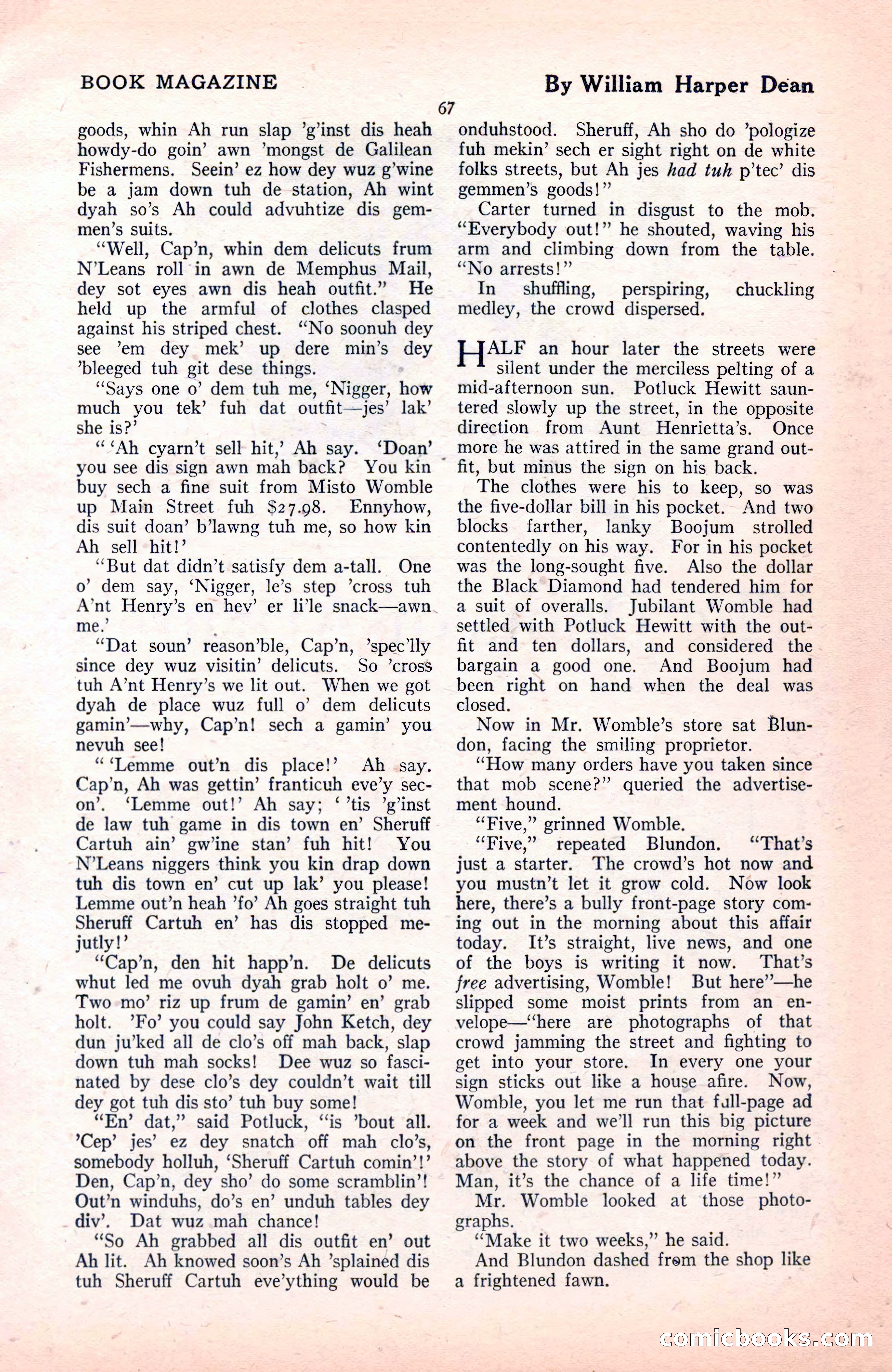 The Blue Book Magazine, November 1921 — page 73 of 212