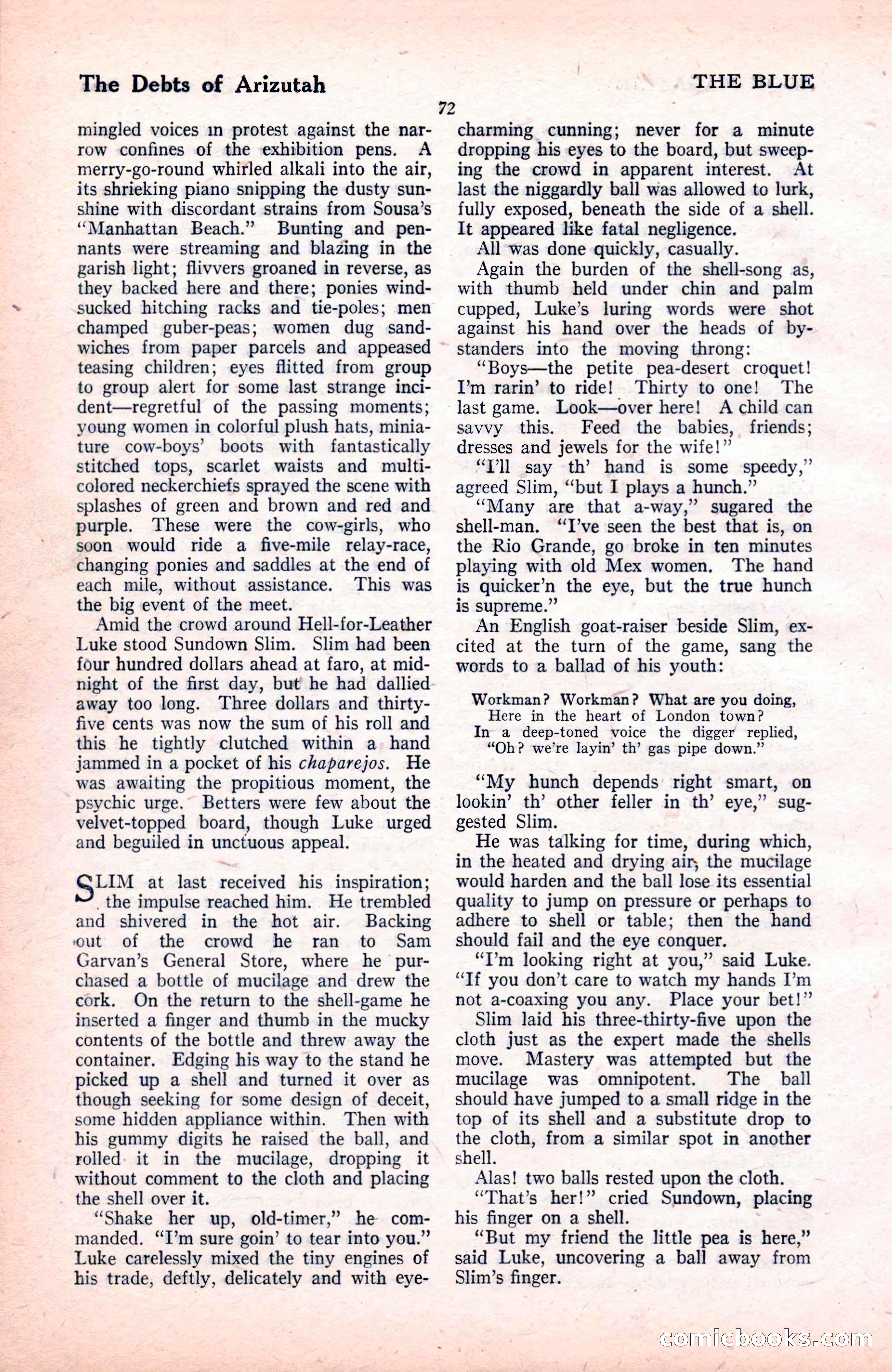 The Blue Book Magazine, November 1921 — page 78 of 212