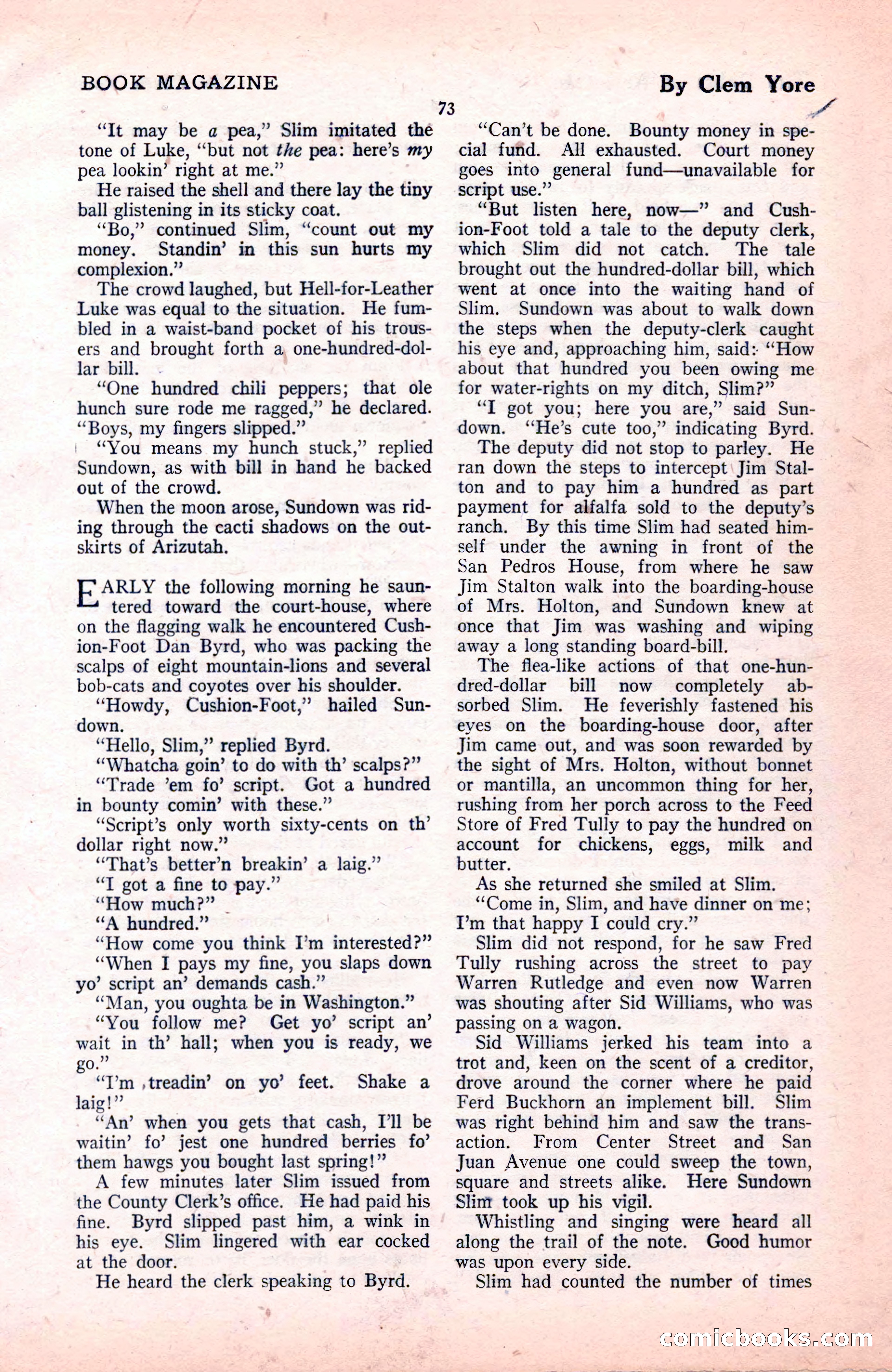 The Blue Book Magazine, November 1921 — page 79 of 212