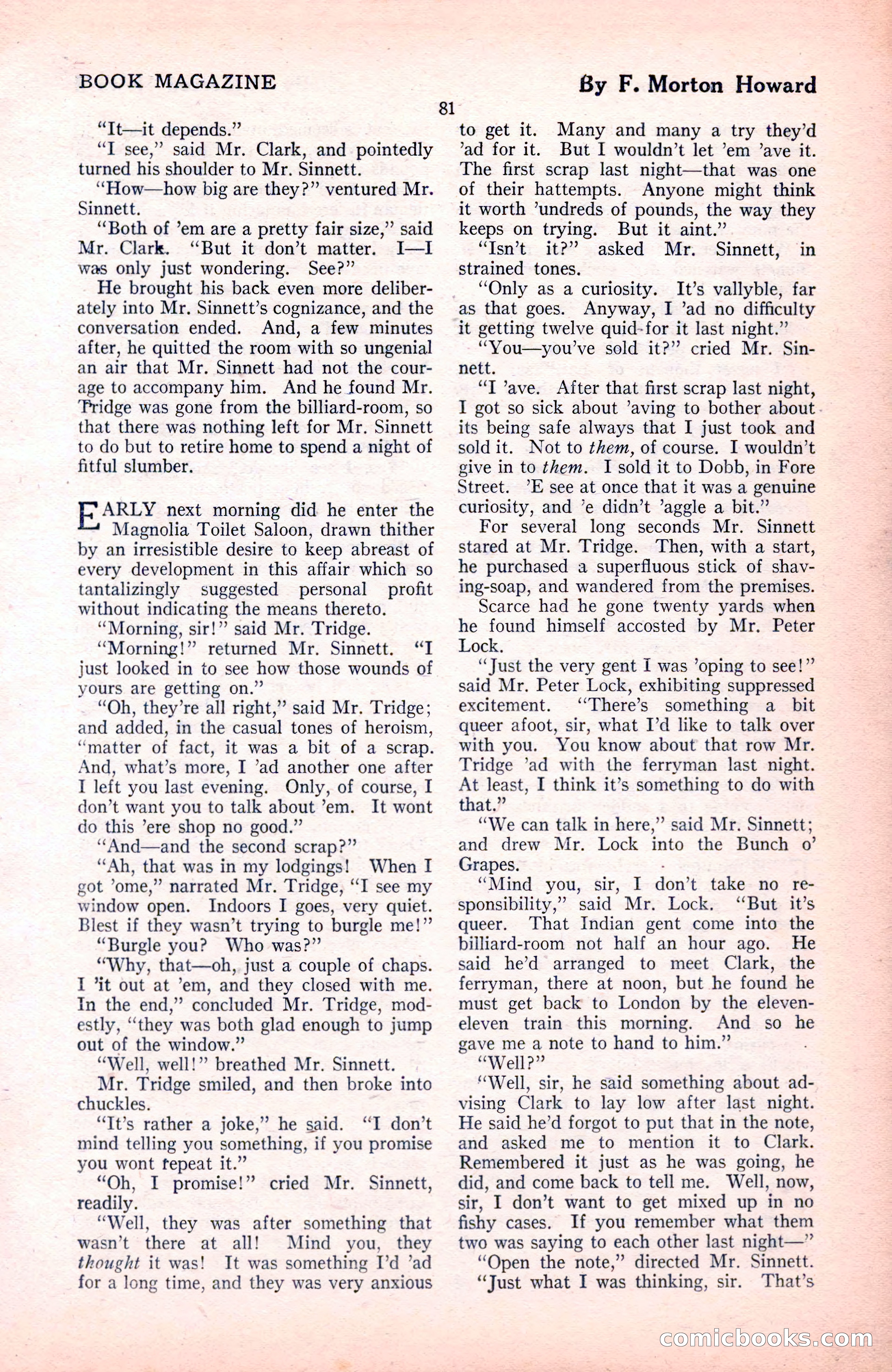 The Blue Book Magazine, November 1921 — page 87 of 212