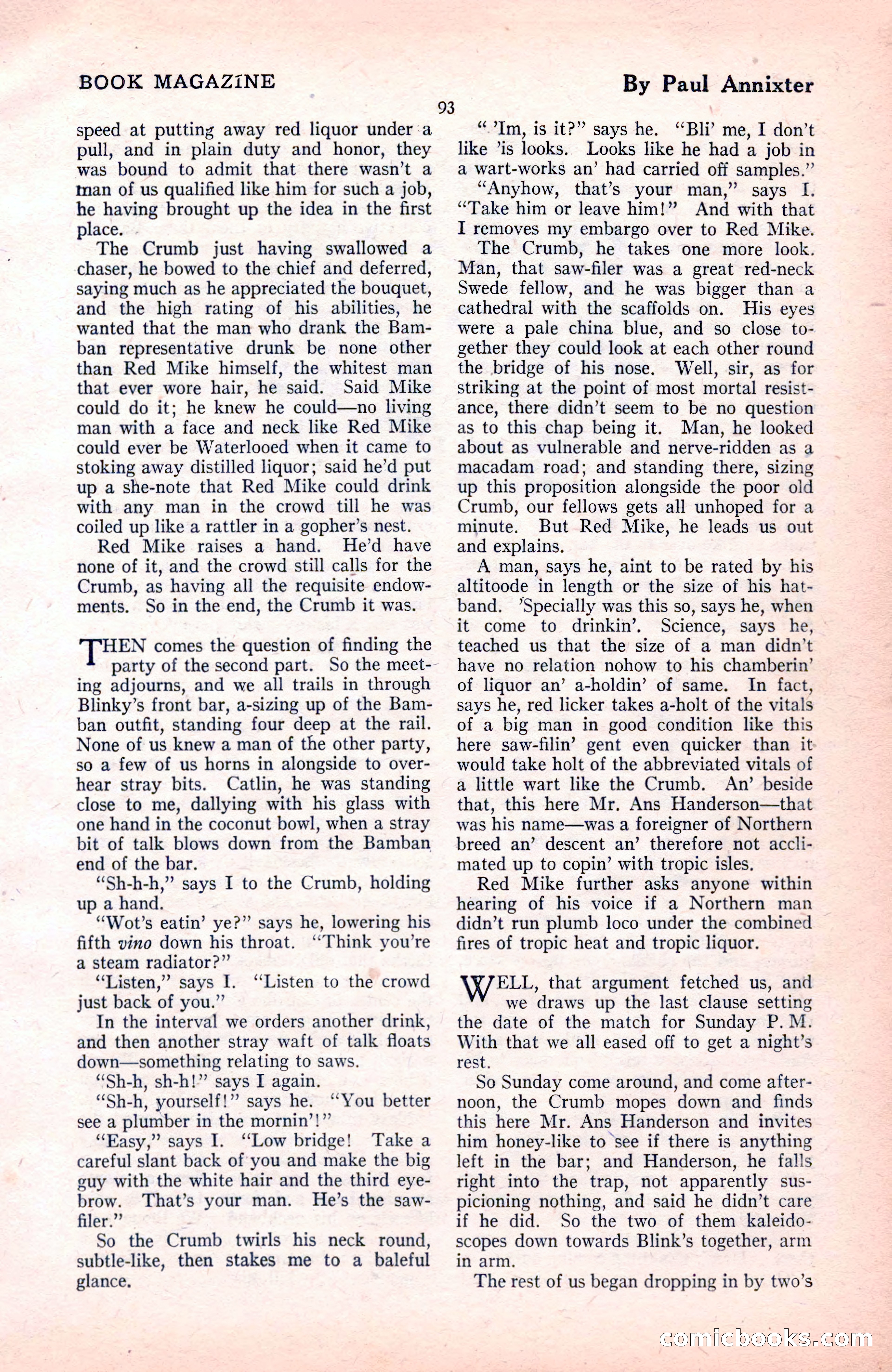 The Blue Book Magazine, November 1921 — page 99 of 212