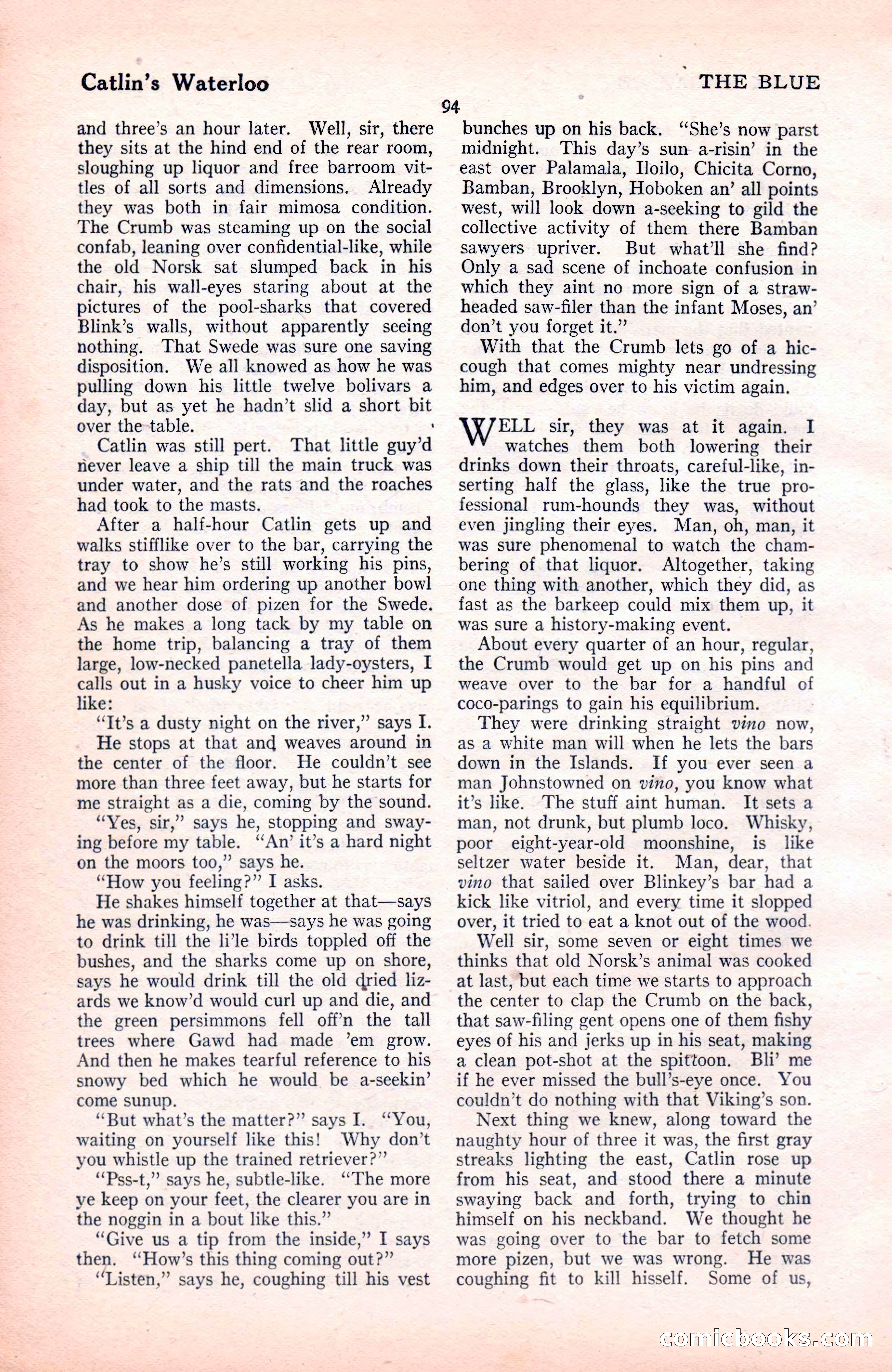 The Blue Book Magazine, November 1921 — page 100 of 212