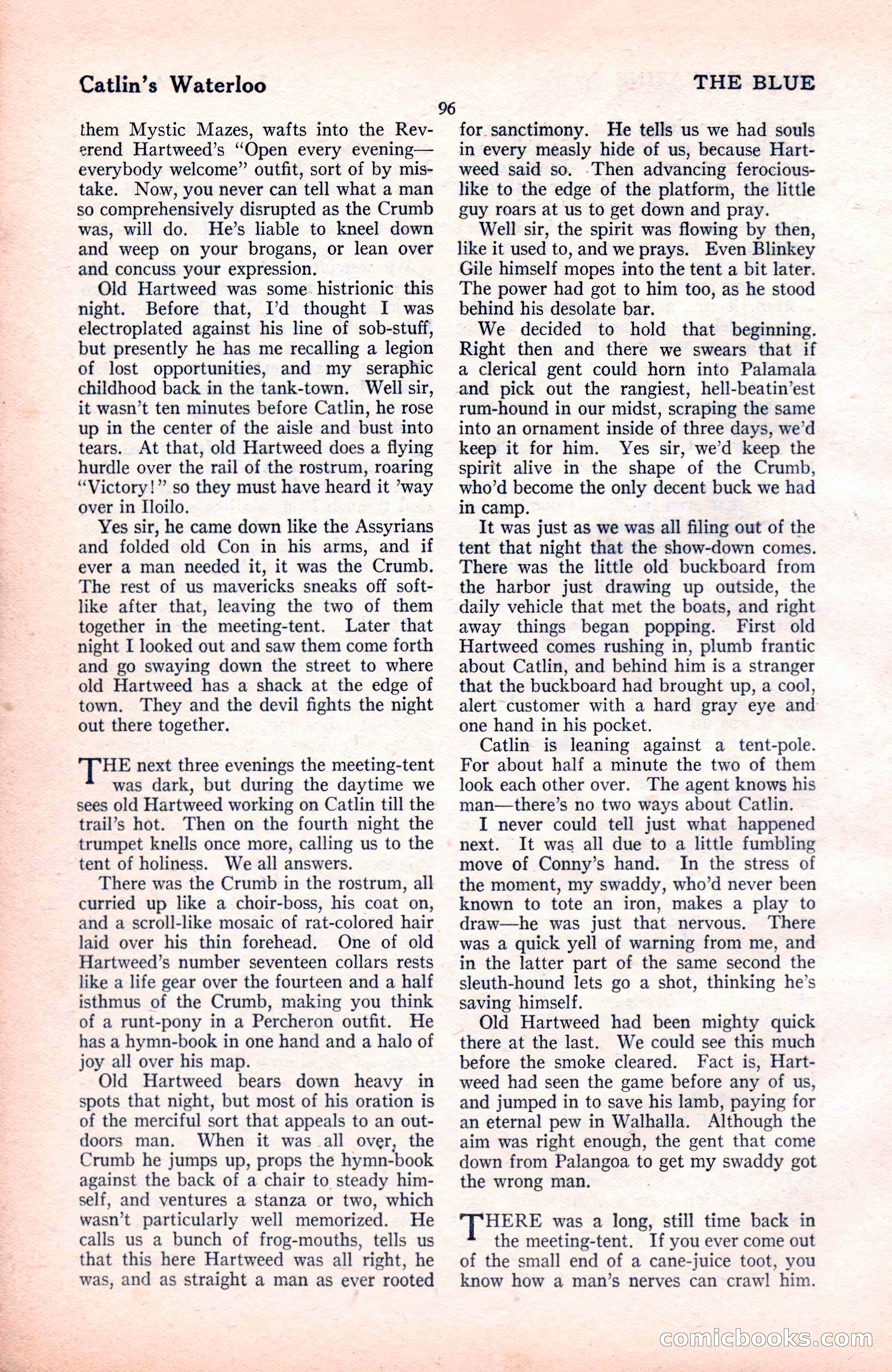 The Blue Book Magazine, November 1921 — page 102 of 212