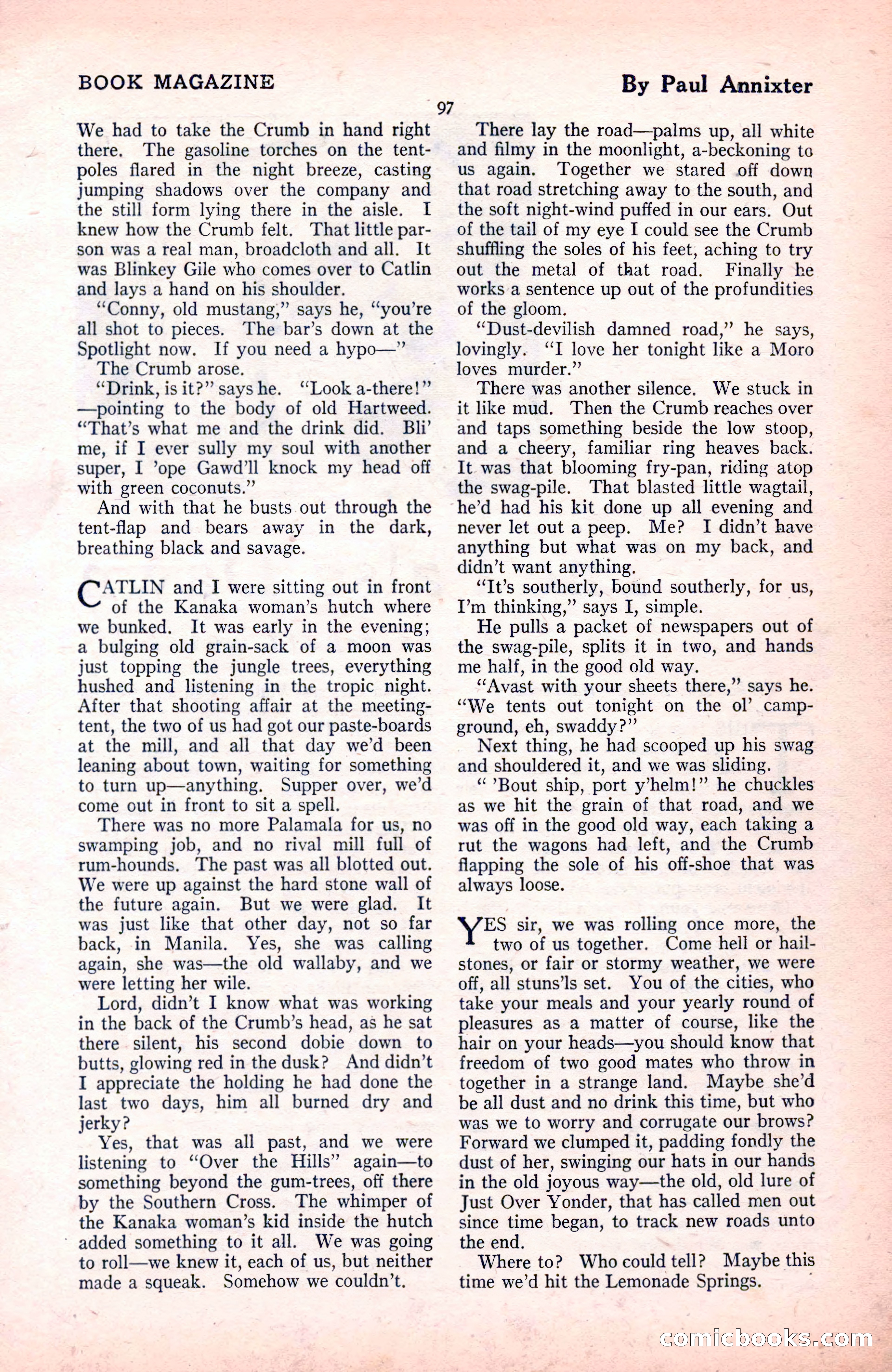 The Blue Book Magazine, November 1921 — page 103 of 212