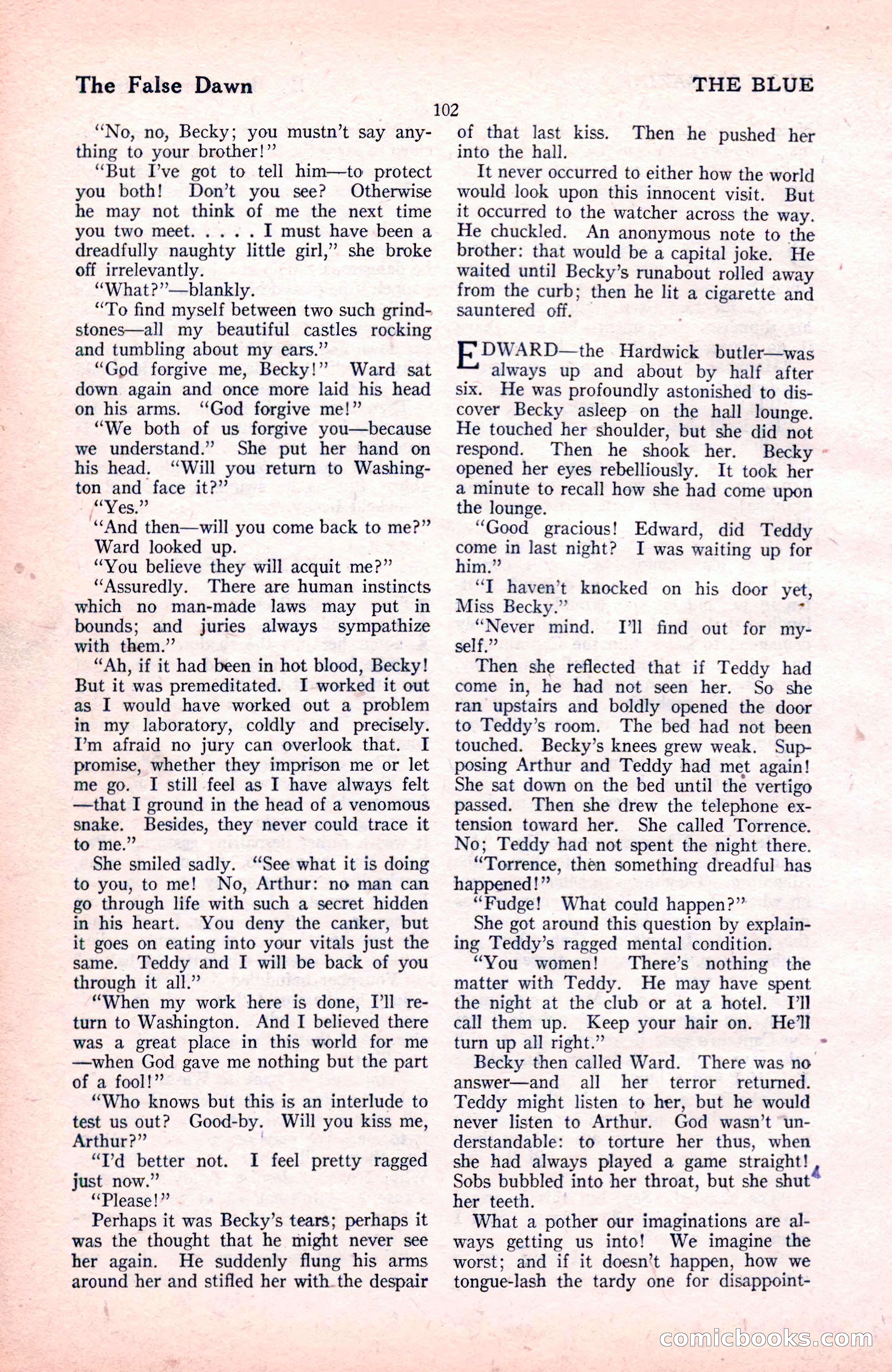 The Blue Book Magazine, November 1921 — page 108 of 212