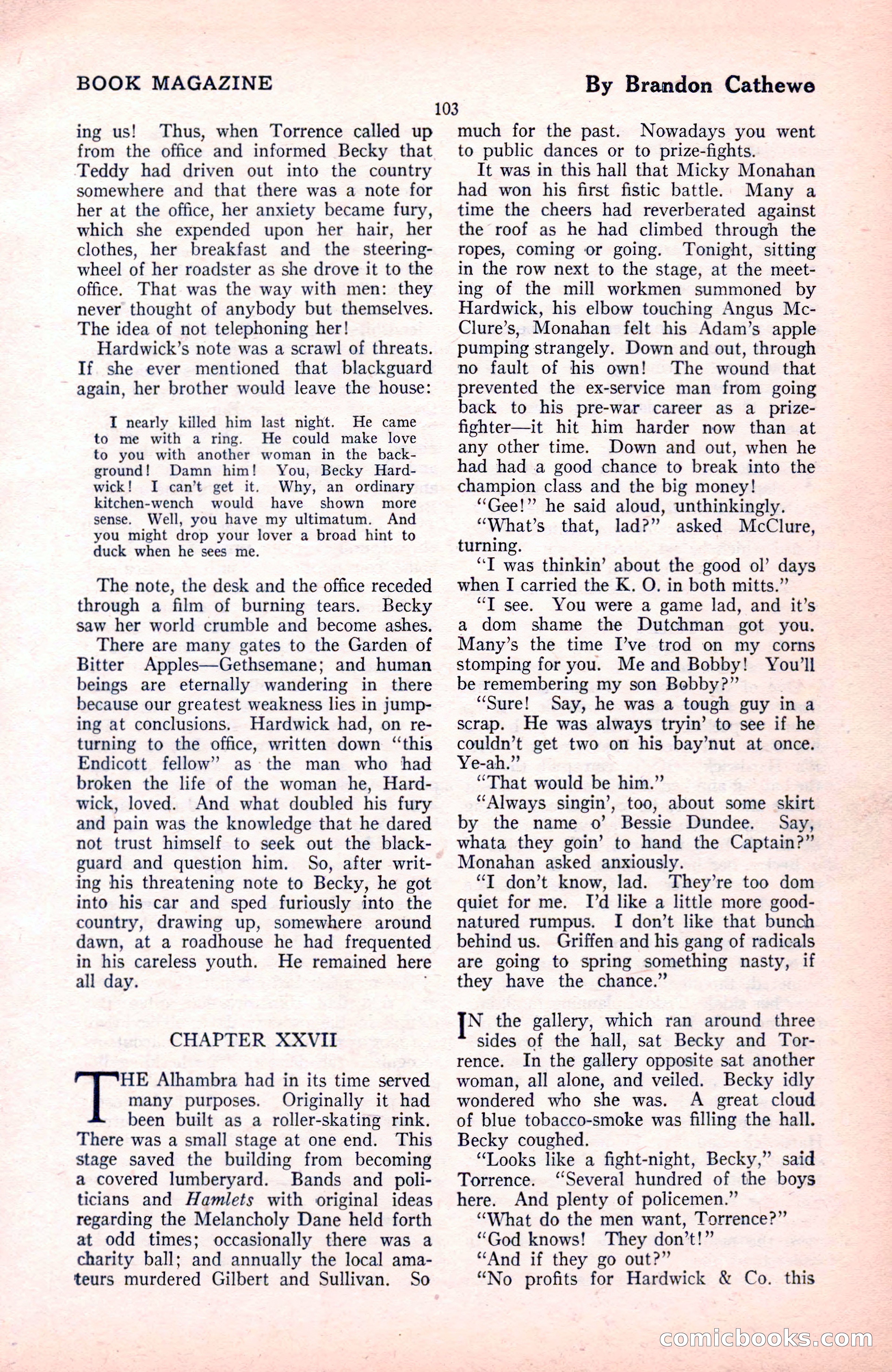 The Blue Book Magazine, November 1921 — page 109 of 212