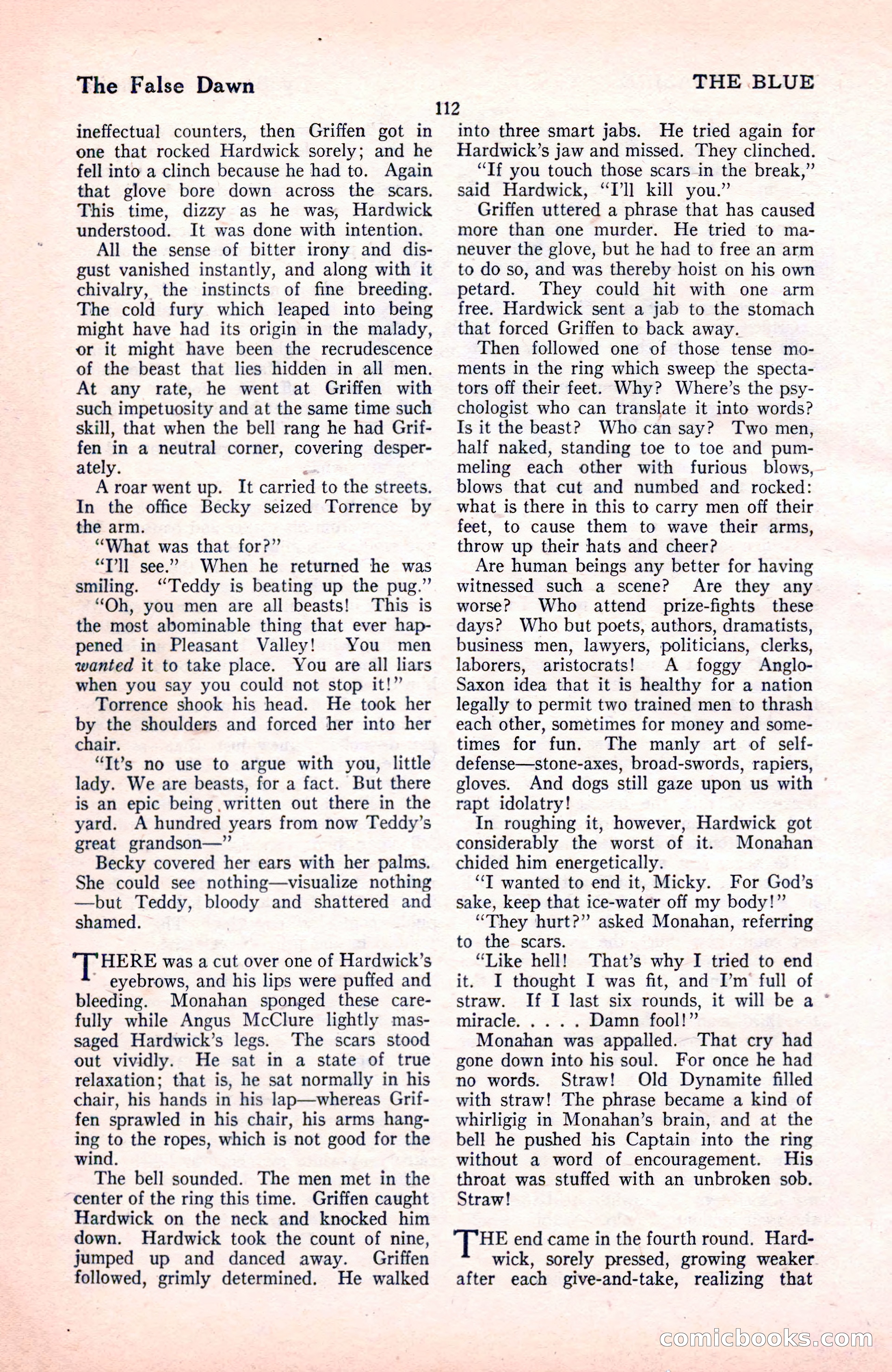 The Blue Book Magazine, November 1921 — page 118 of 212