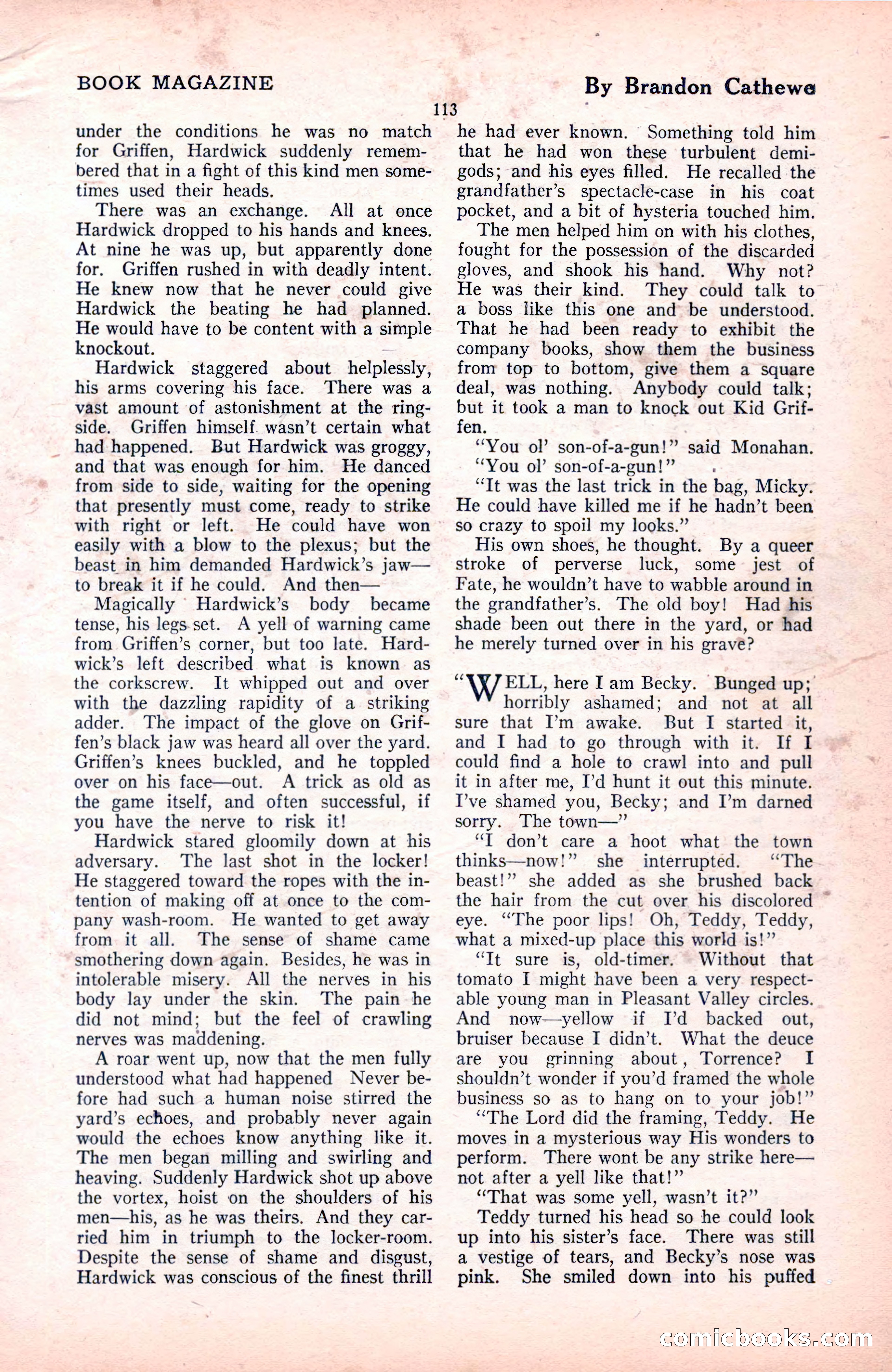 The Blue Book Magazine, November 1921 — page 119 of 212