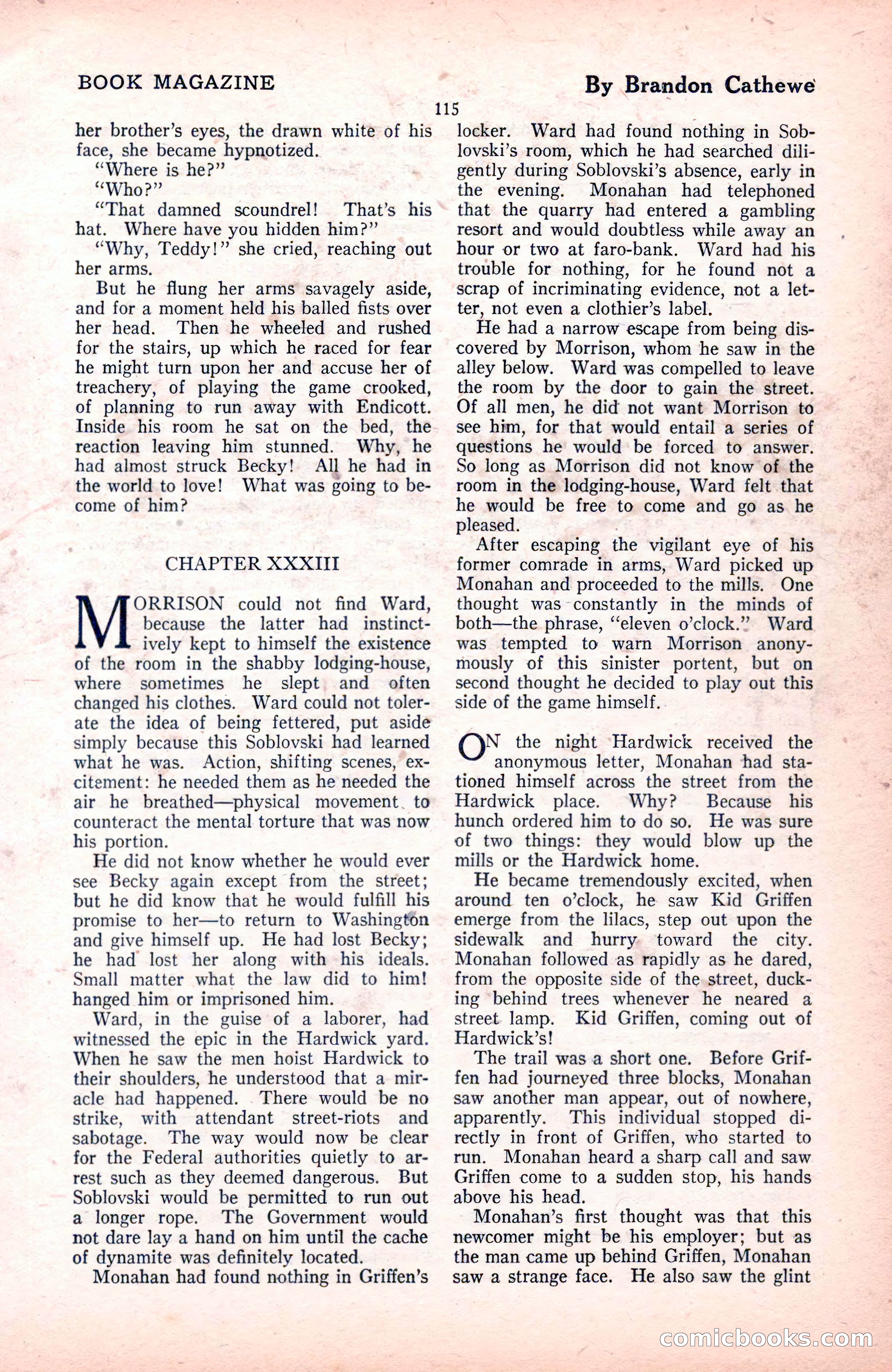 The Blue Book Magazine, November 1921 — page 121 of 212
