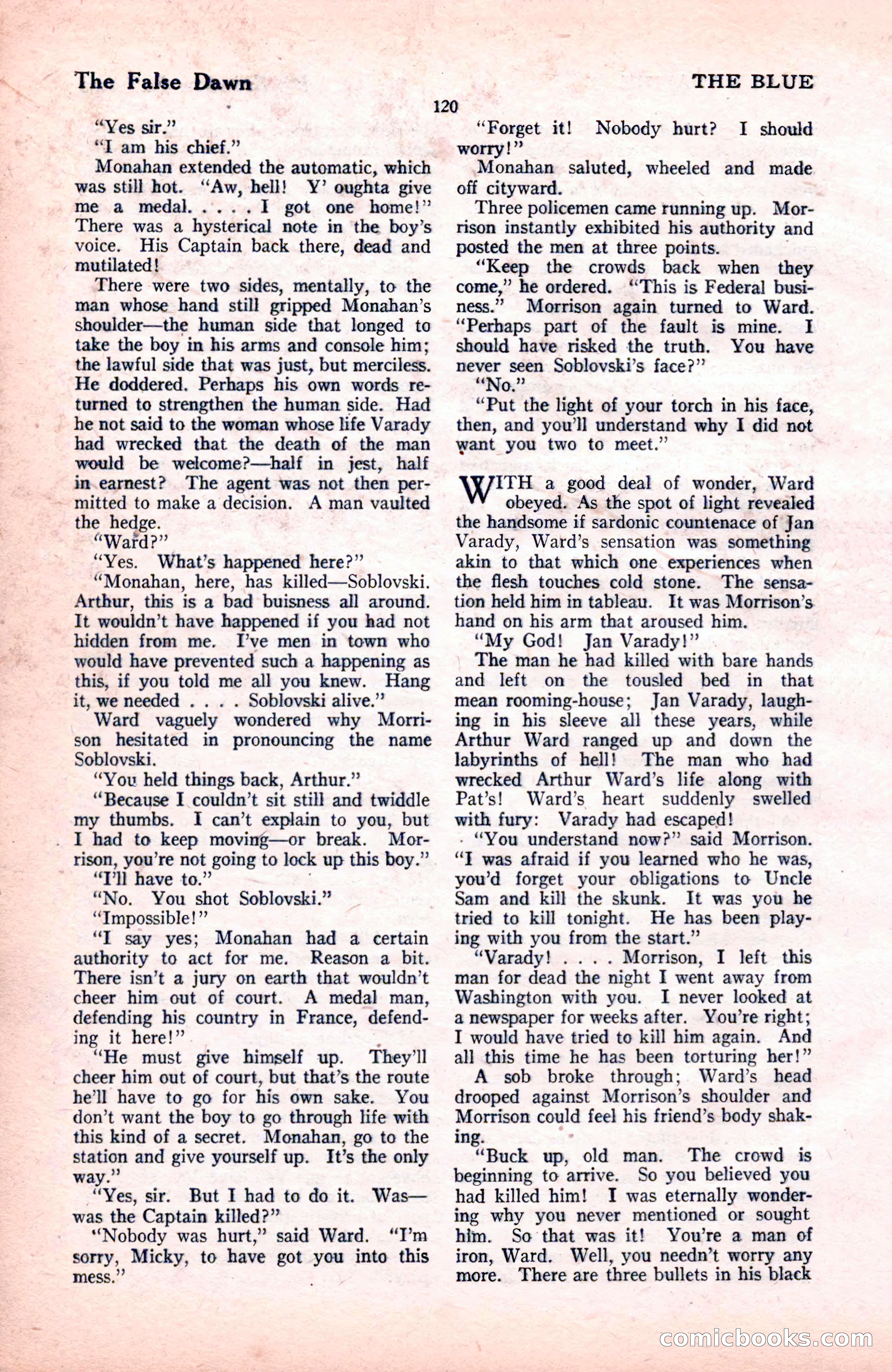 The Blue Book Magazine, November 1921 — page 126 of 212