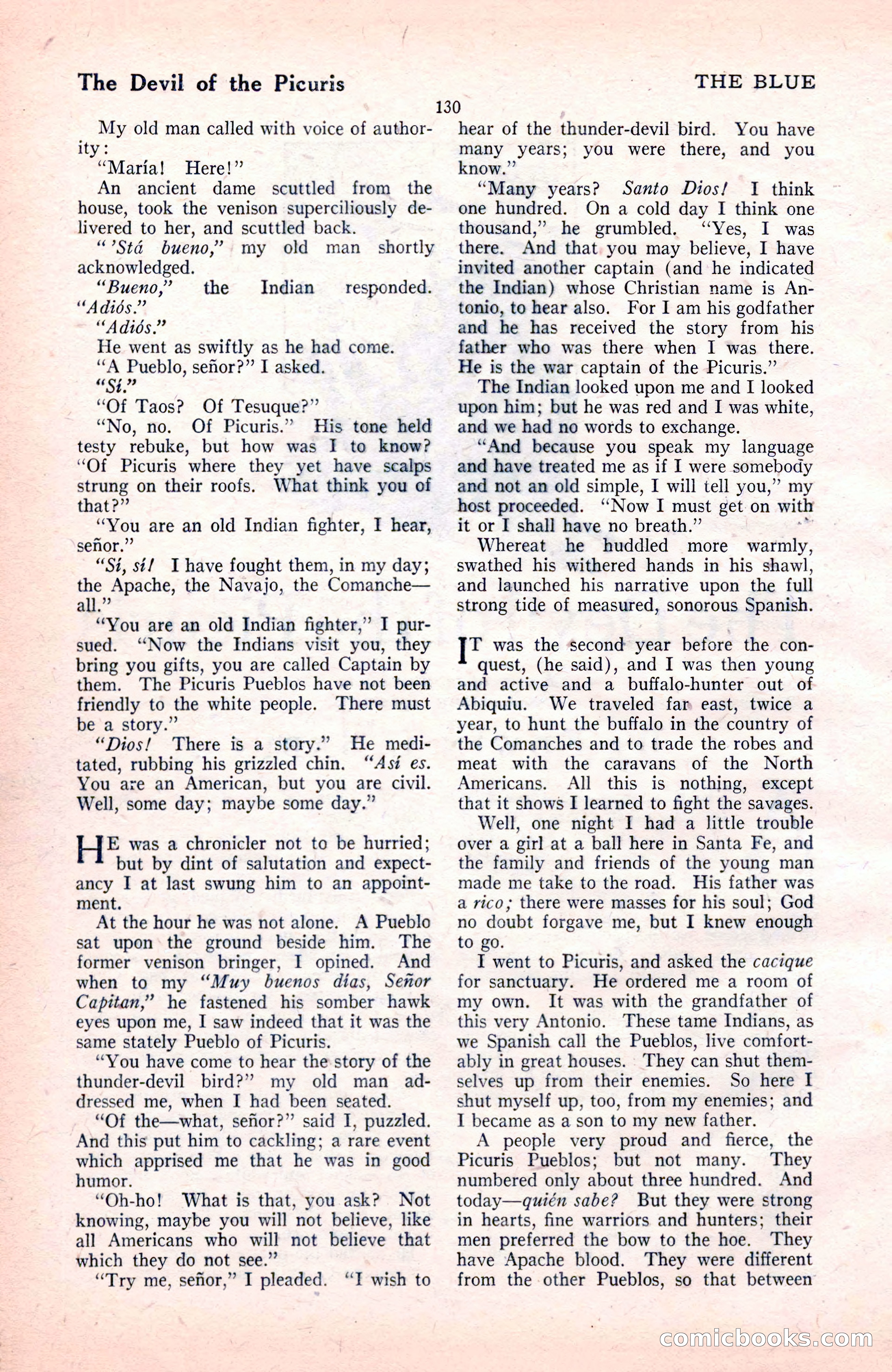 The Blue Book Magazine, November 1921 — page 136 of 212