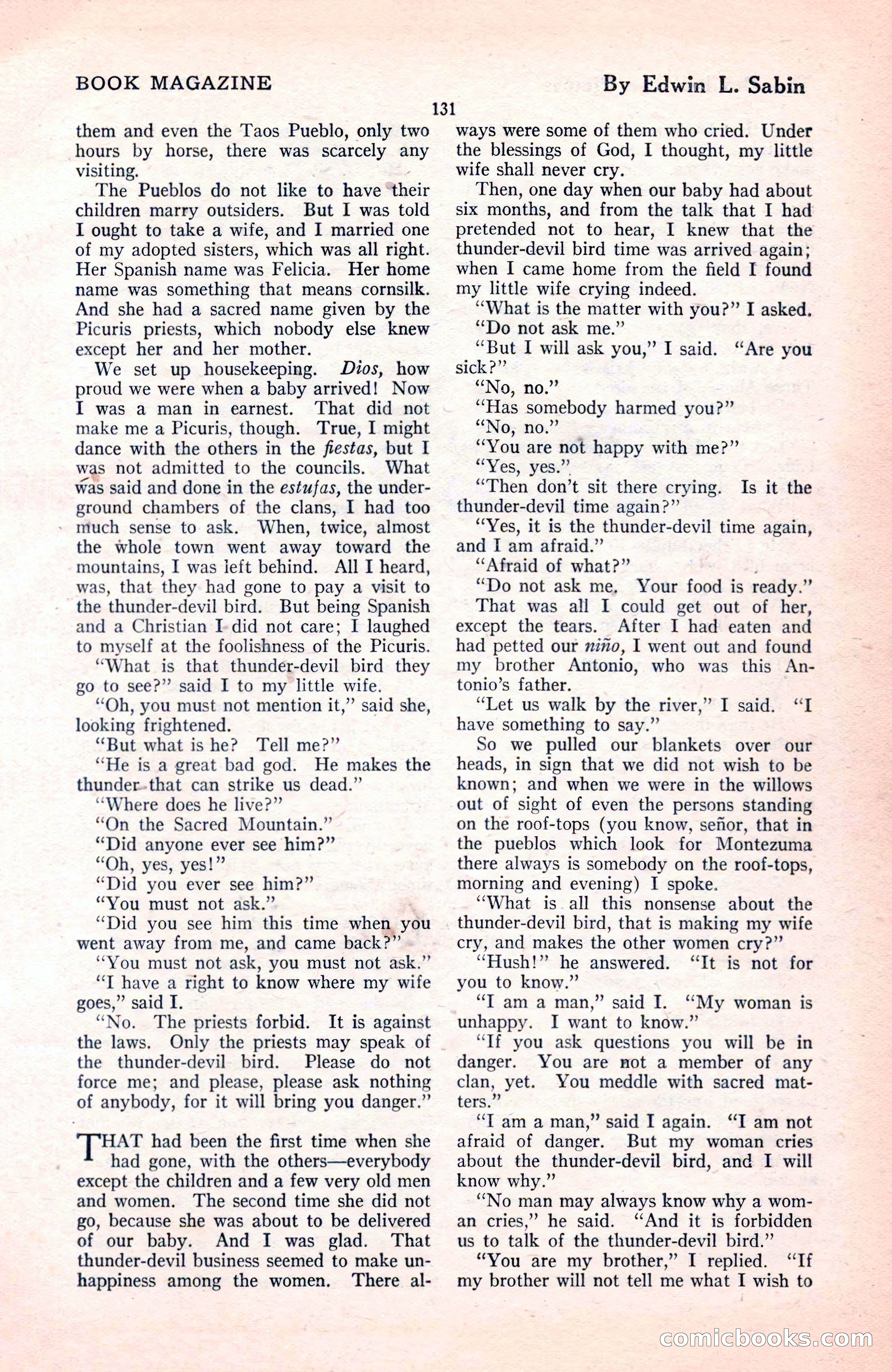 The Blue Book Magazine, November 1921 — page 137 of 212