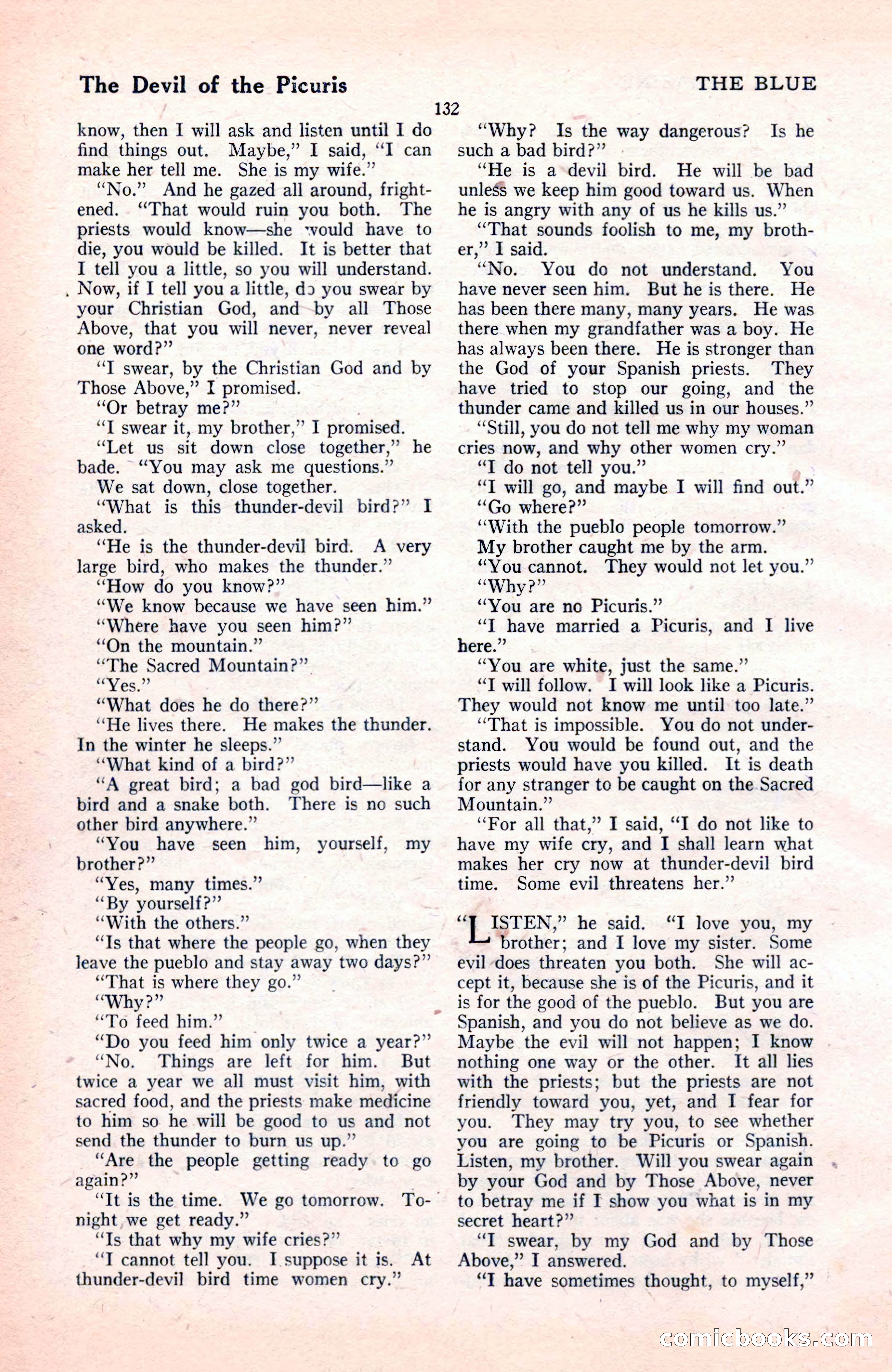 The Blue Book Magazine, November 1921 — page 138 of 212