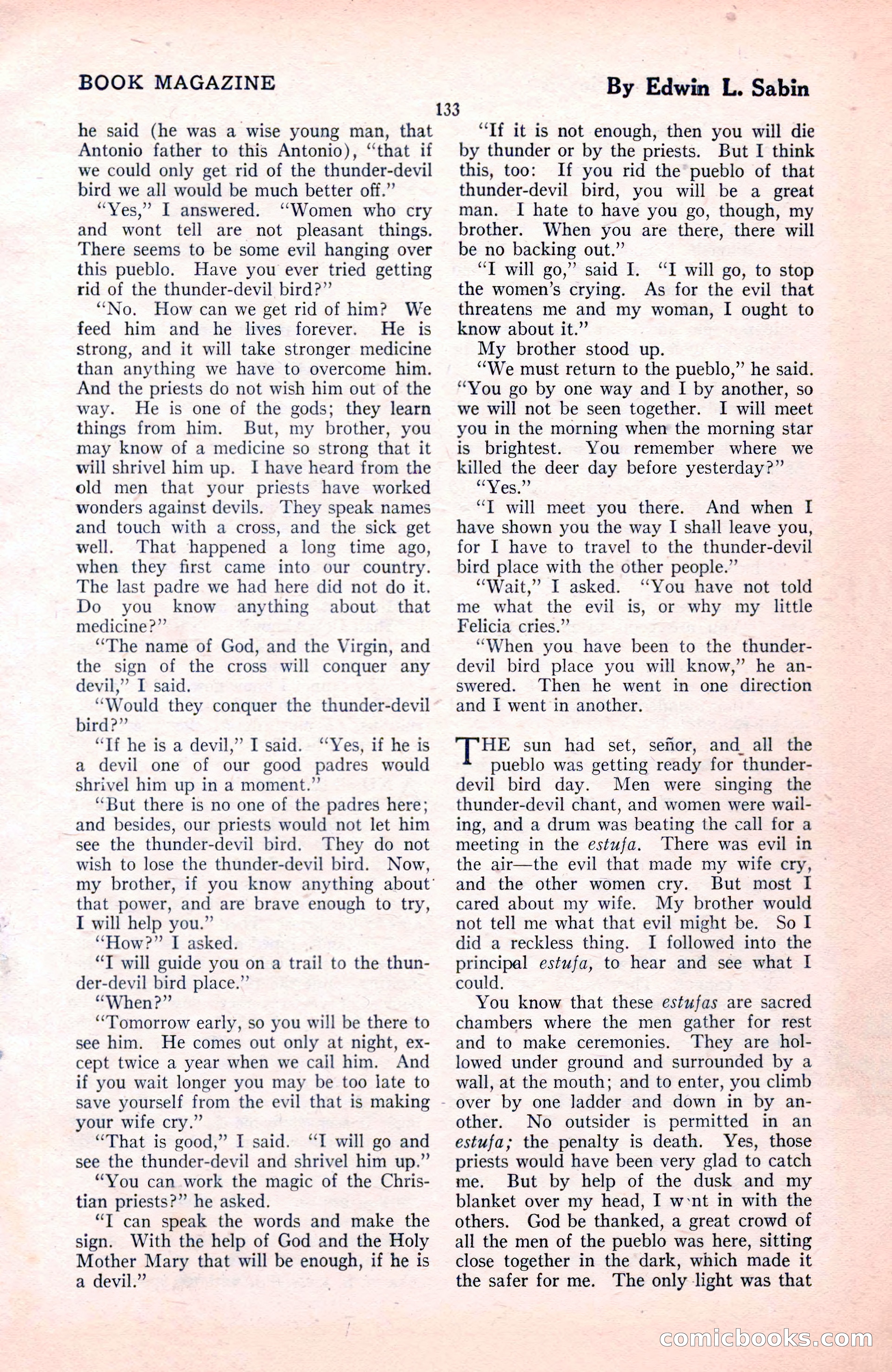The Blue Book Magazine, November 1921 — page 139 of 212