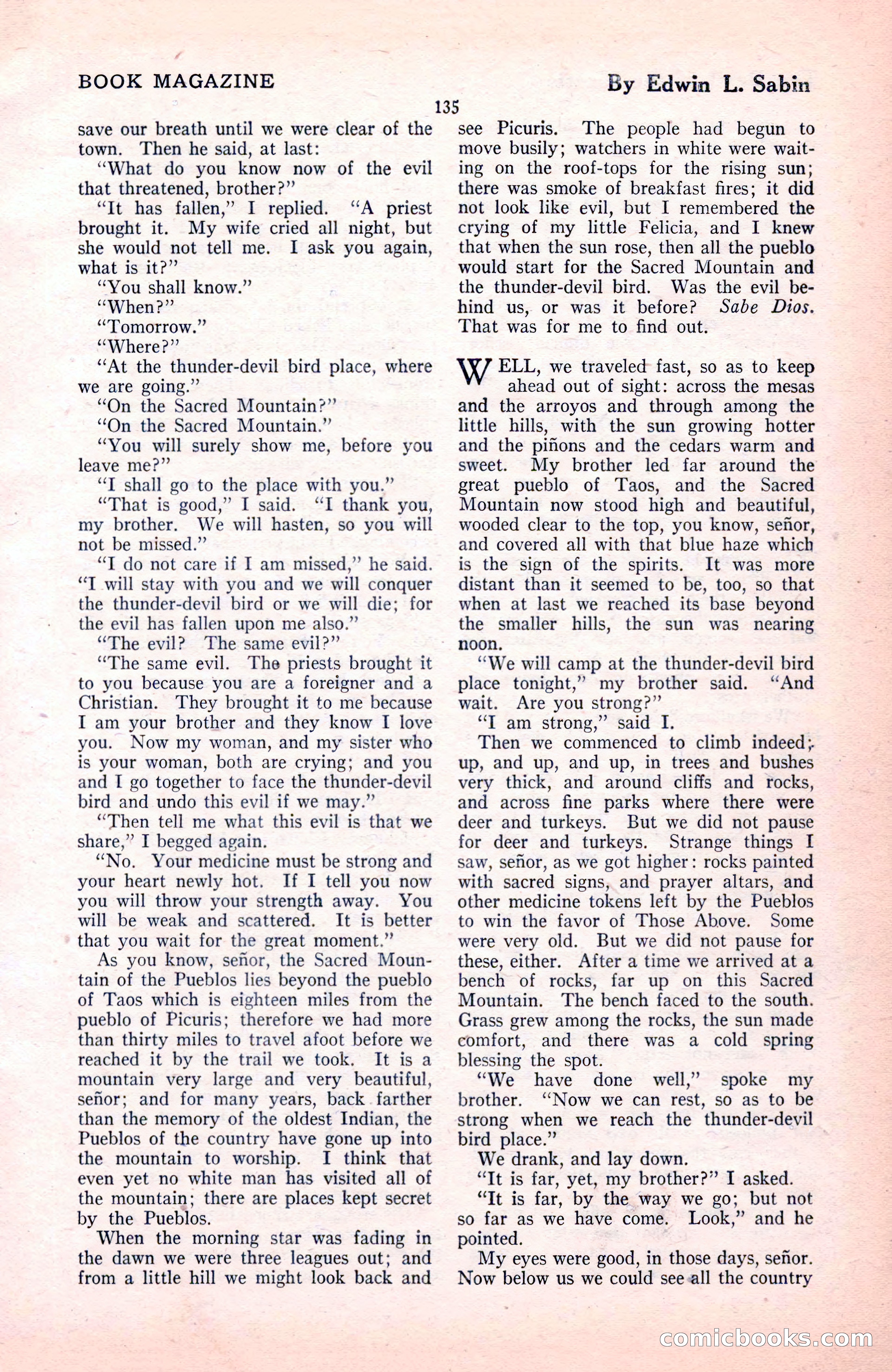 The Blue Book Magazine, November 1921 — page 141 of 212
