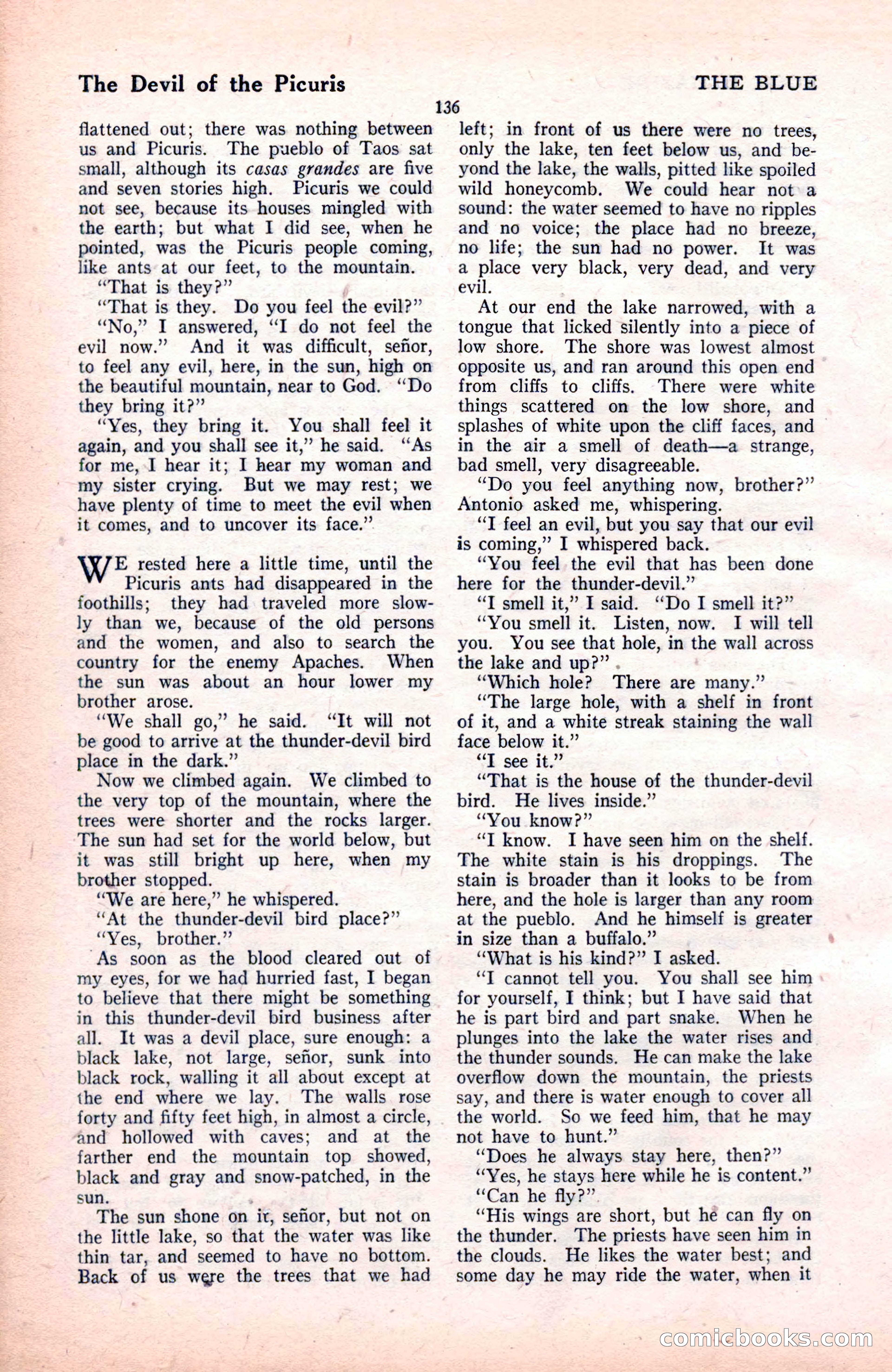The Blue Book Magazine, November 1921 — page 142 of 212