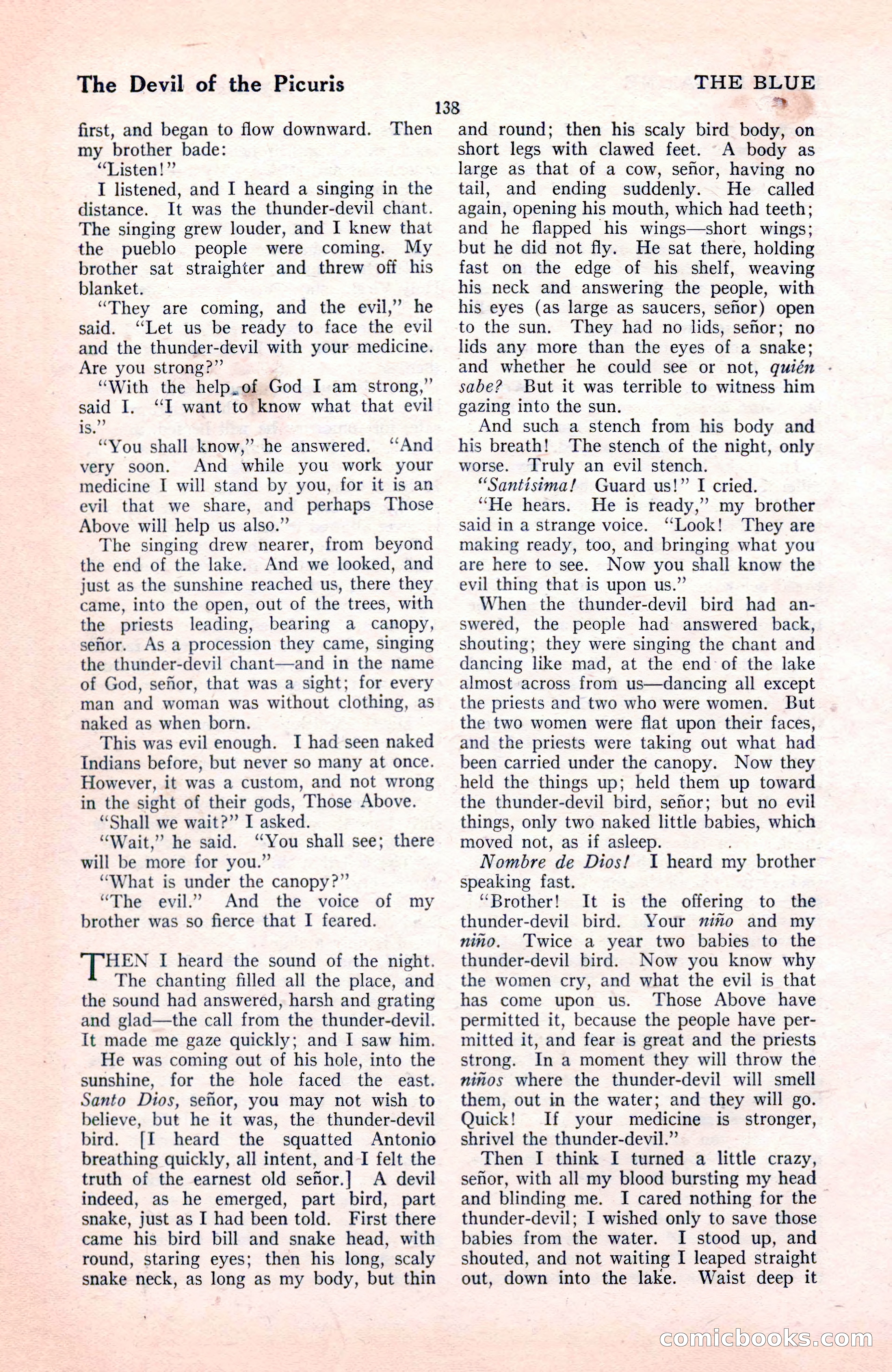 The Blue Book Magazine, November 1921 — page 144 of 212