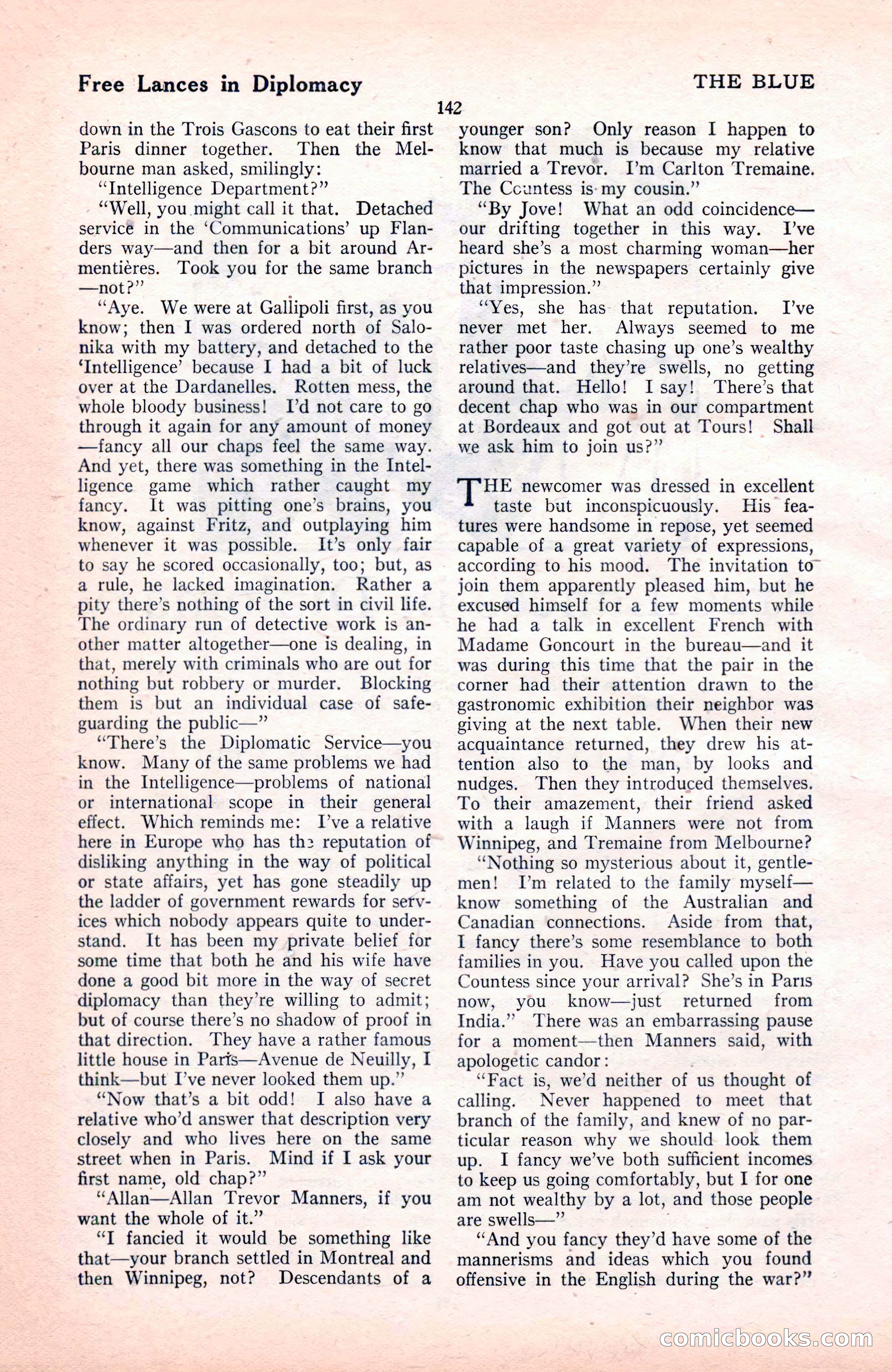 The Blue Book Magazine, November 1921 — page 148 of 212