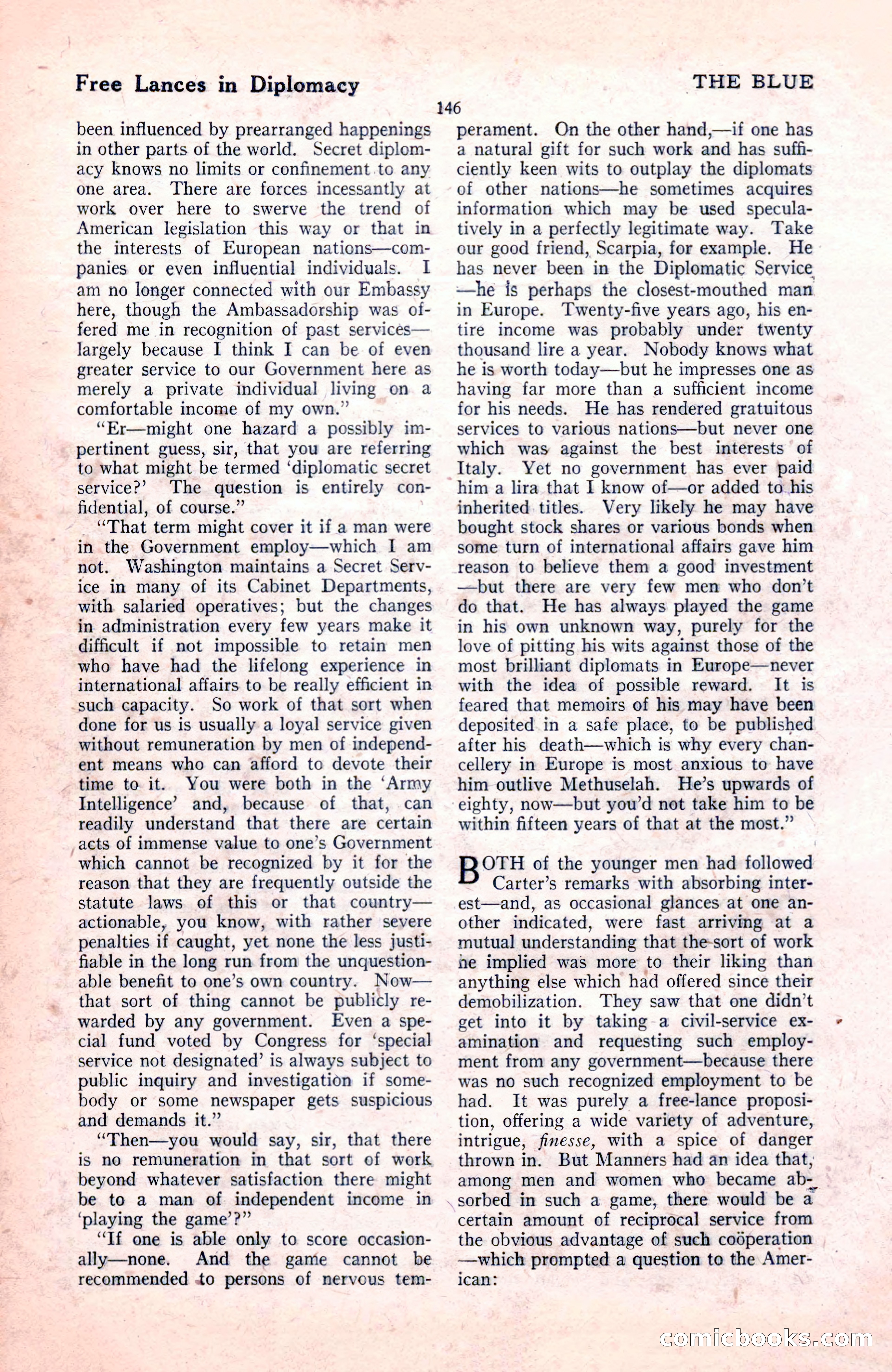 The Blue Book Magazine, November 1921 — page 152 of 212
