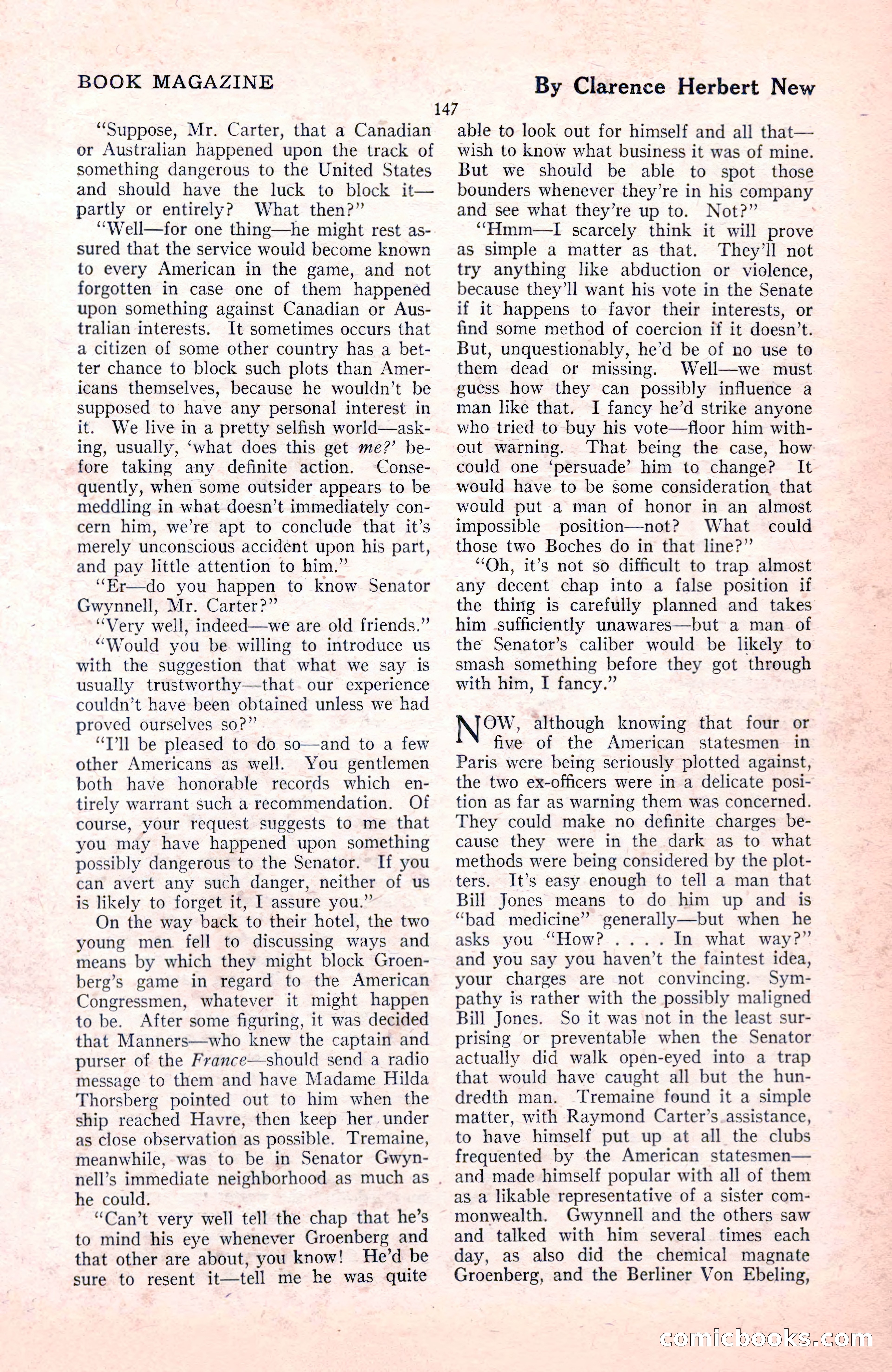 The Blue Book Magazine, November 1921 — page 153 of 212