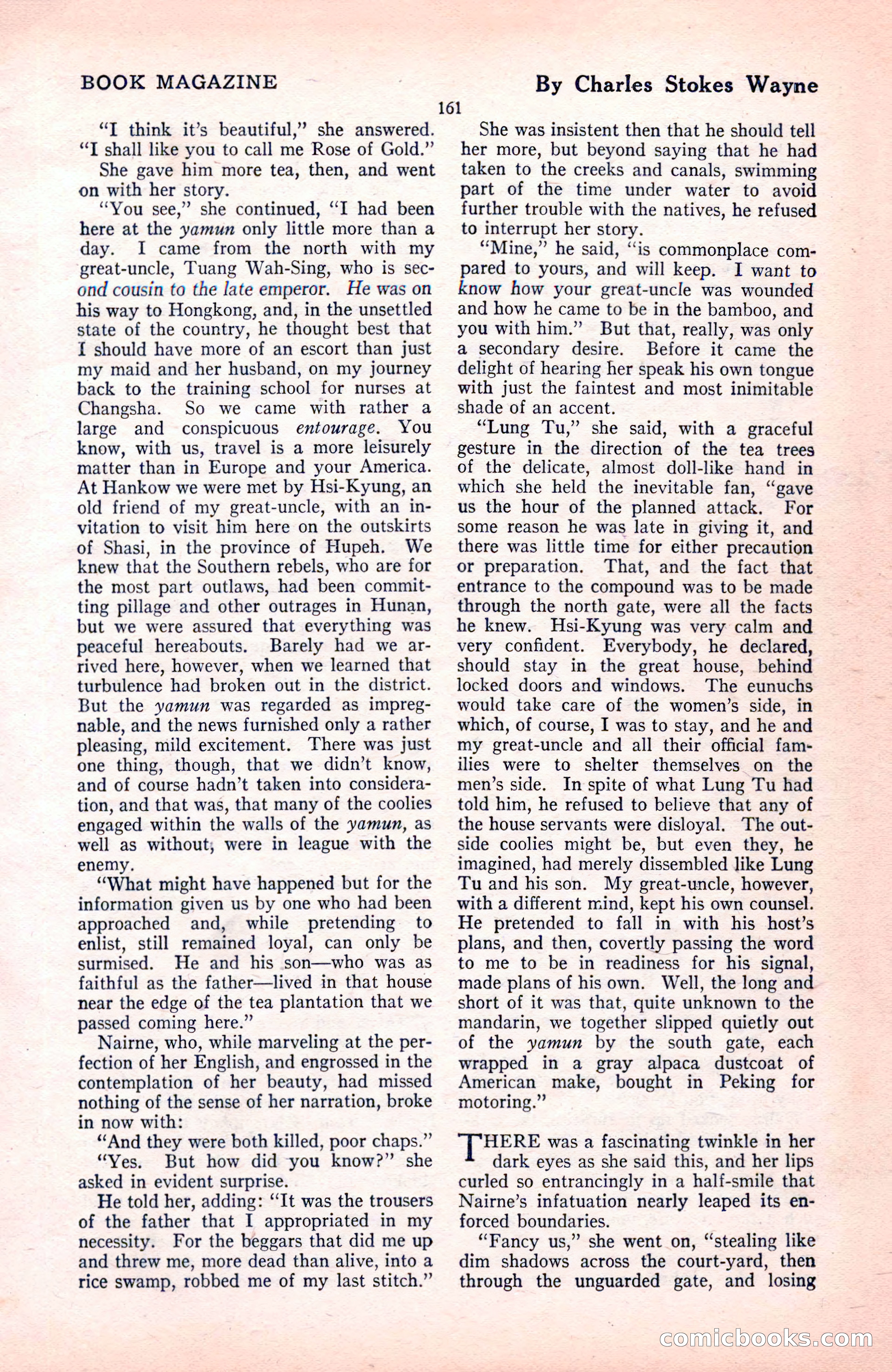The Blue Book Magazine, November 1921 — page 167 of 212