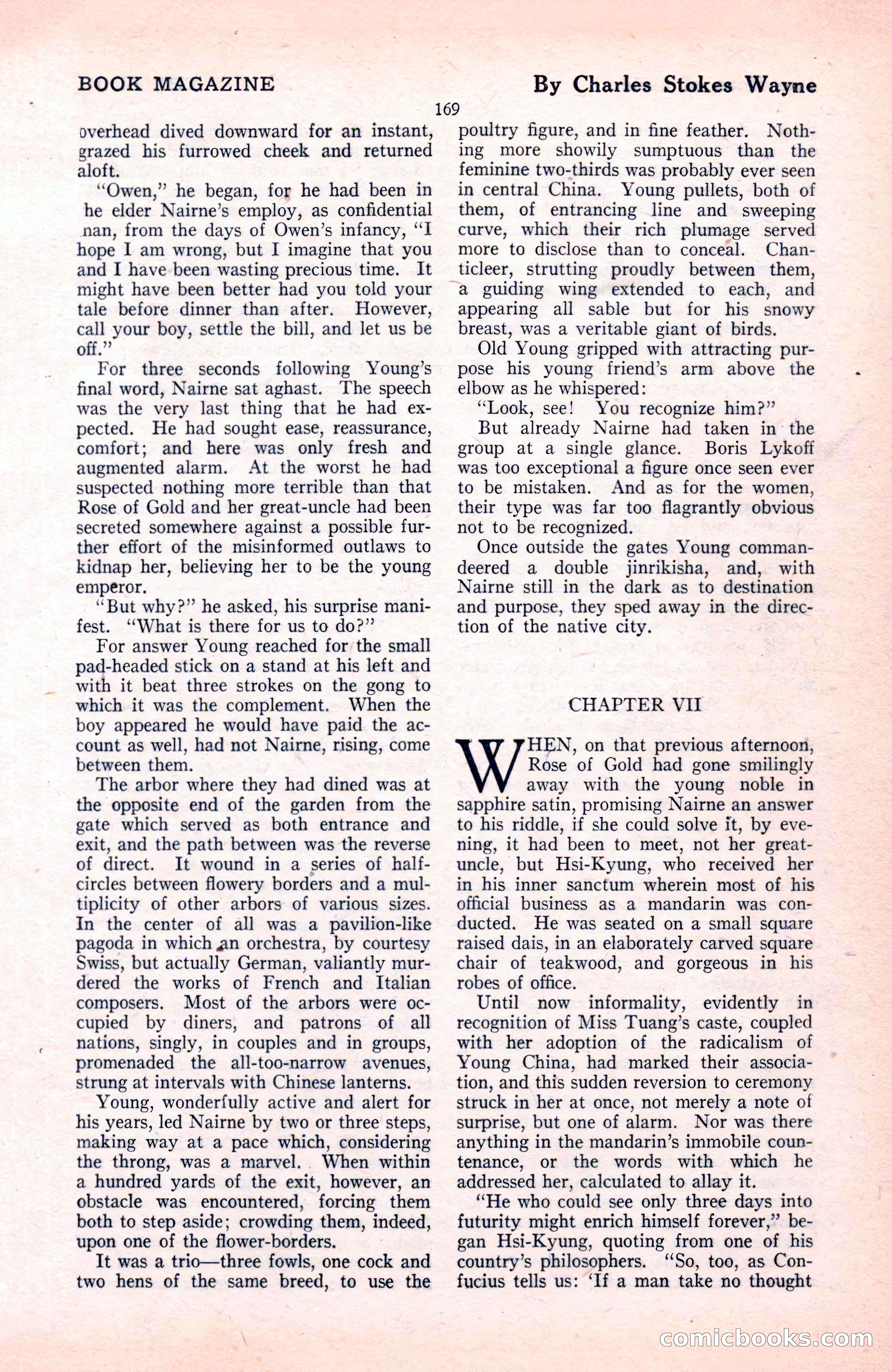 The Blue Book Magazine, November 1921 — page 175 of 212
