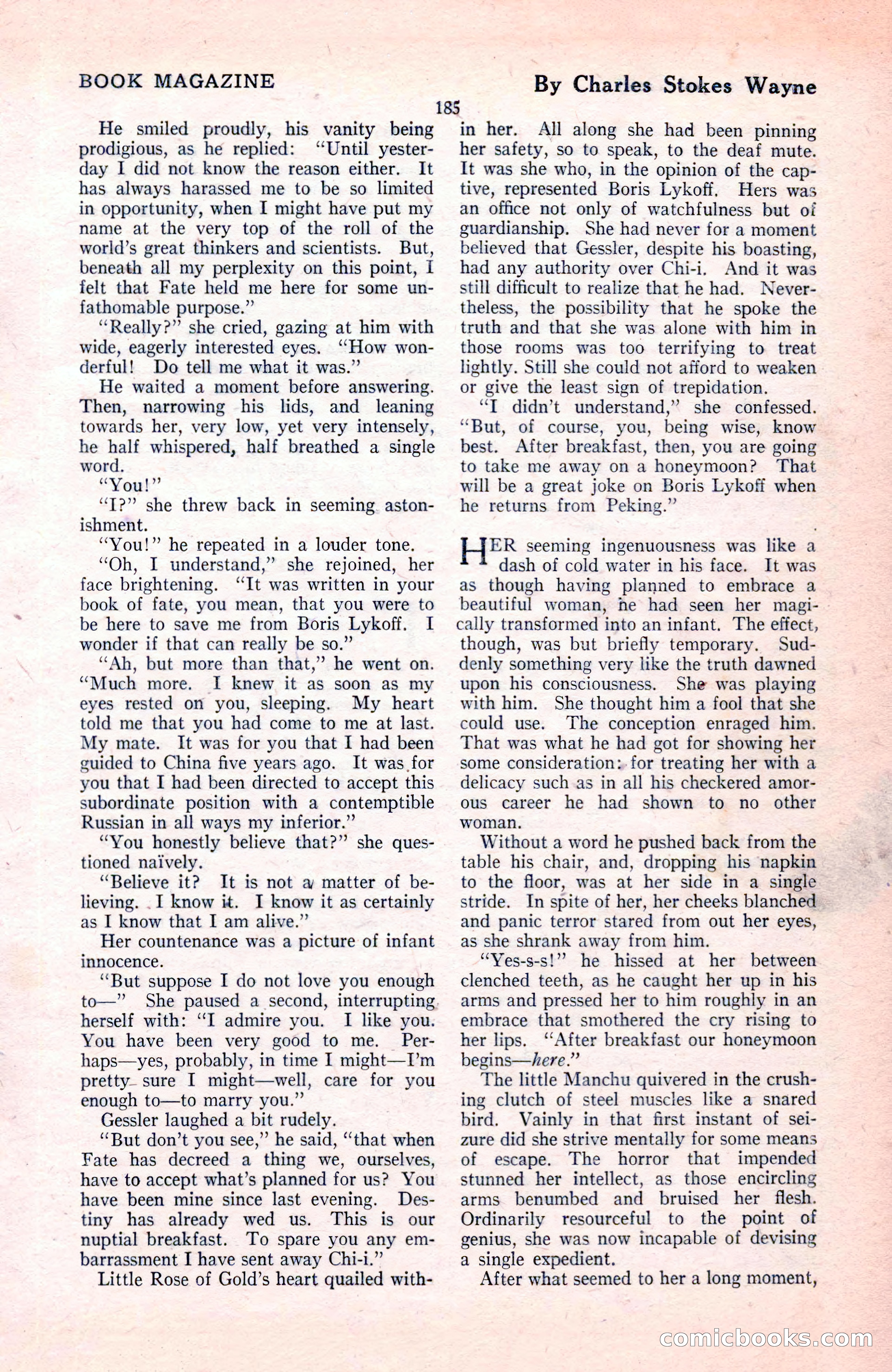 The Blue Book Magazine, November 1921 — page 191 of 212