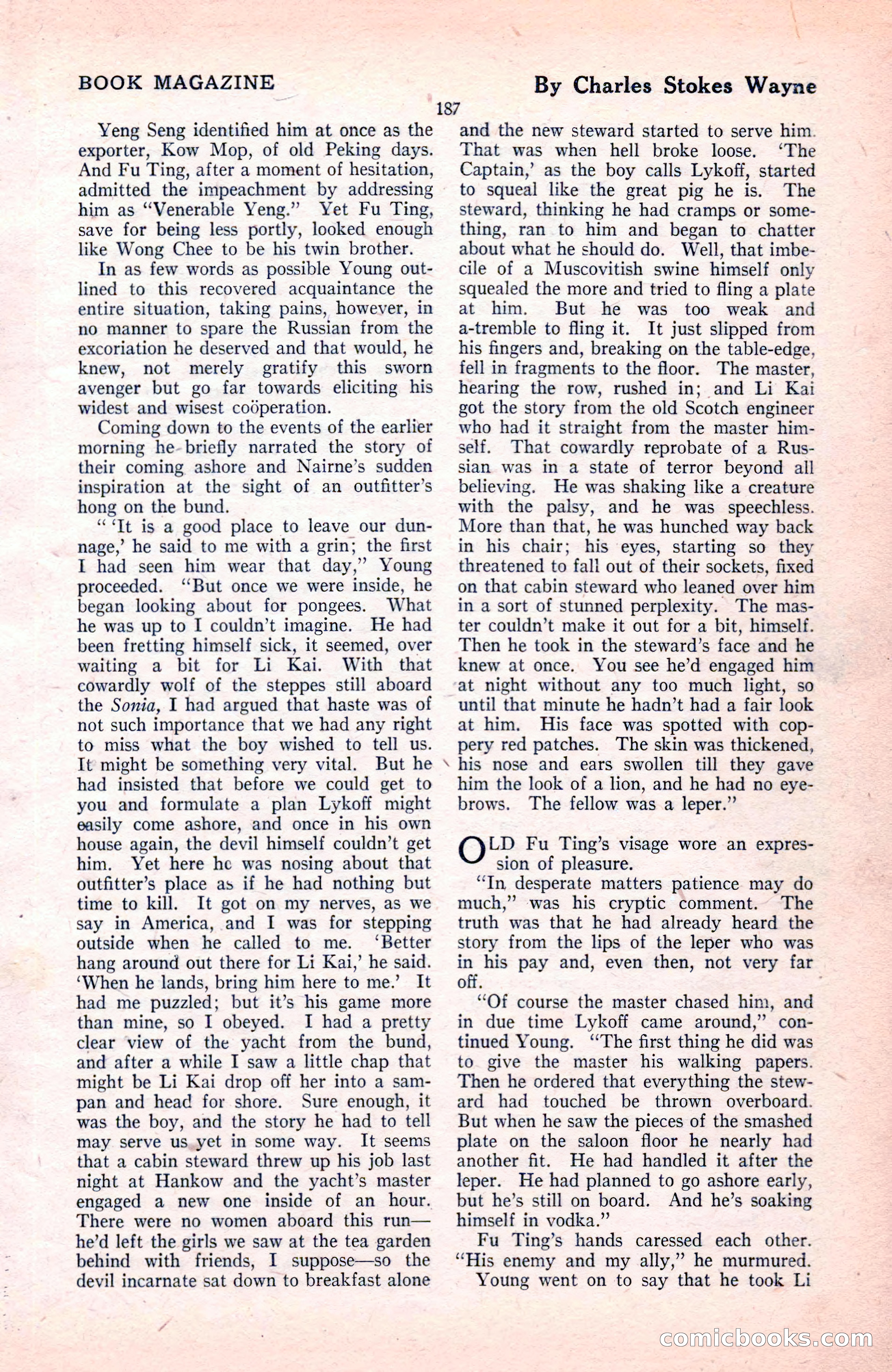 The Blue Book Magazine, November 1921 — page 193 of 212