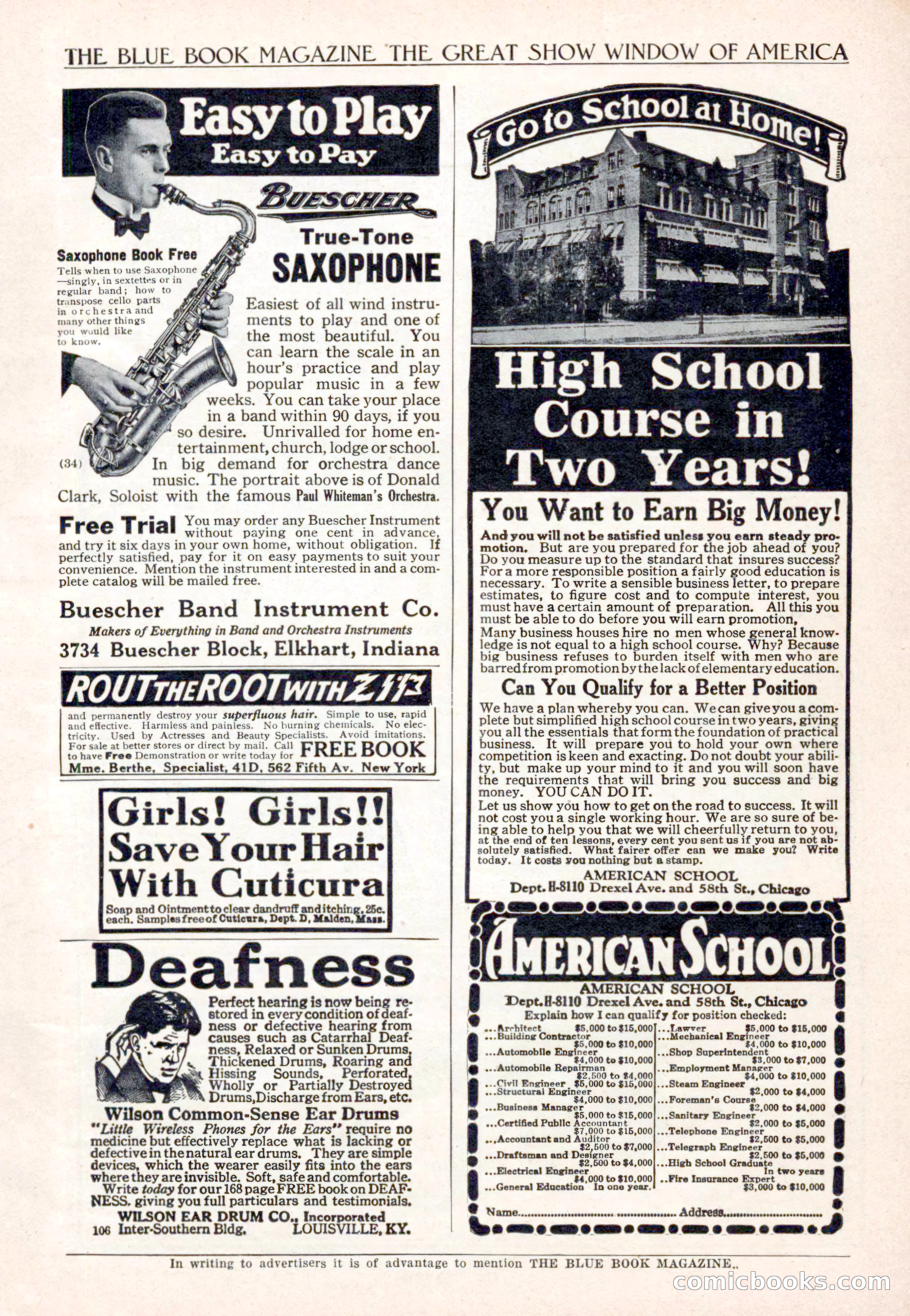 The Blue Book Magazine, November 1921 — page 203 of 212