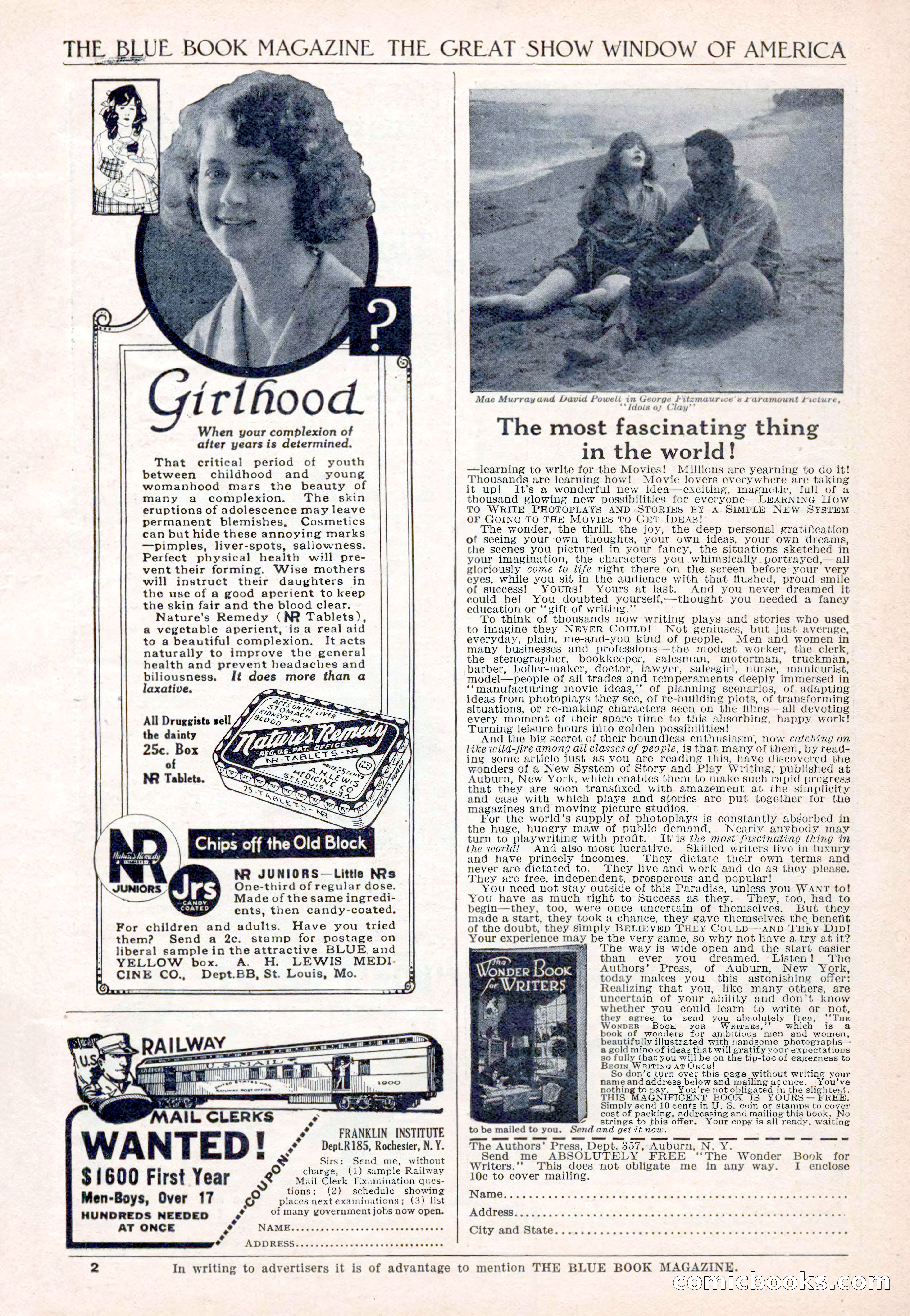 The Blue Book Magazine, November 1921 — page 205 of 212