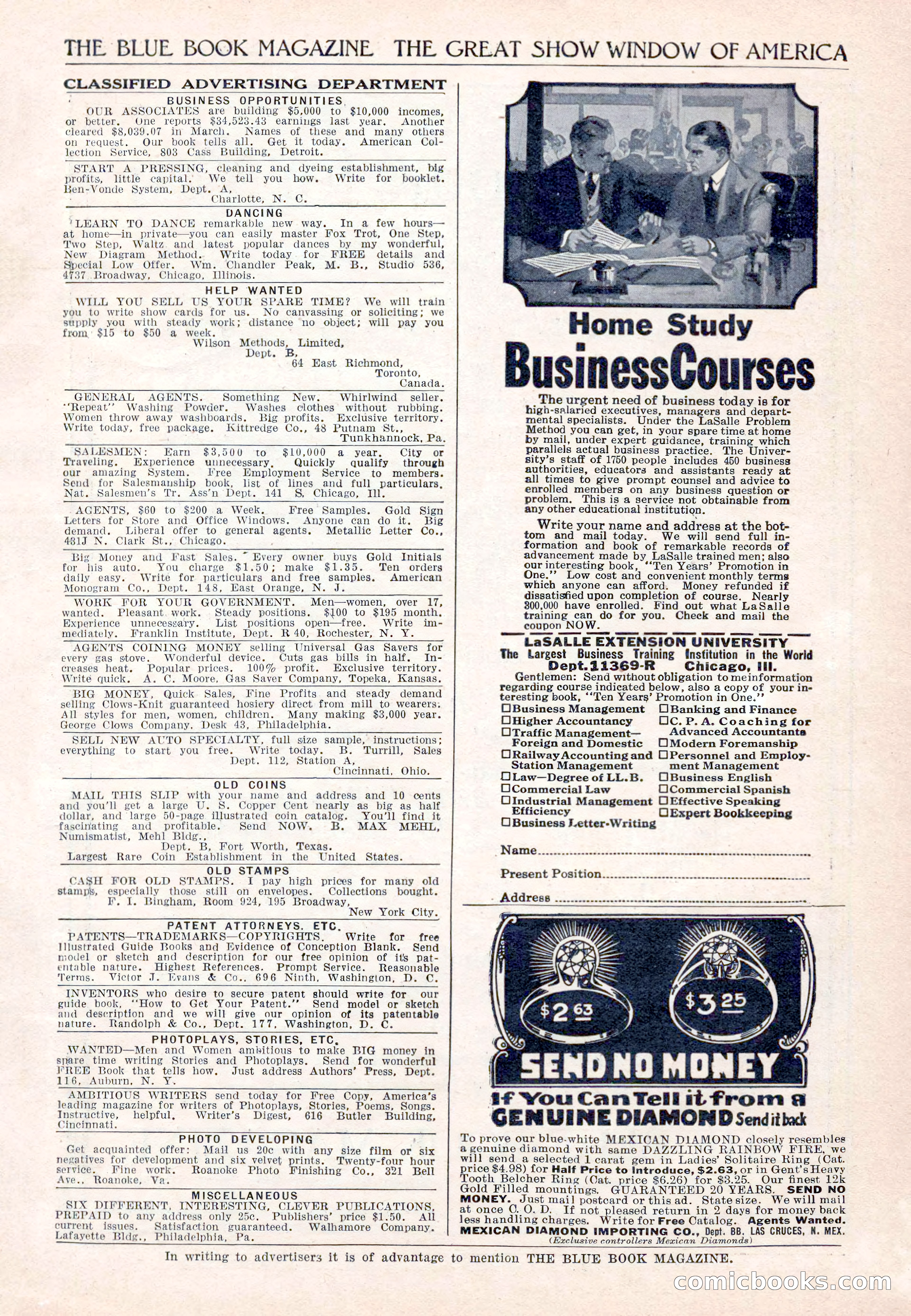 The Blue Book Magazine, November 1921 — page 207 of 212