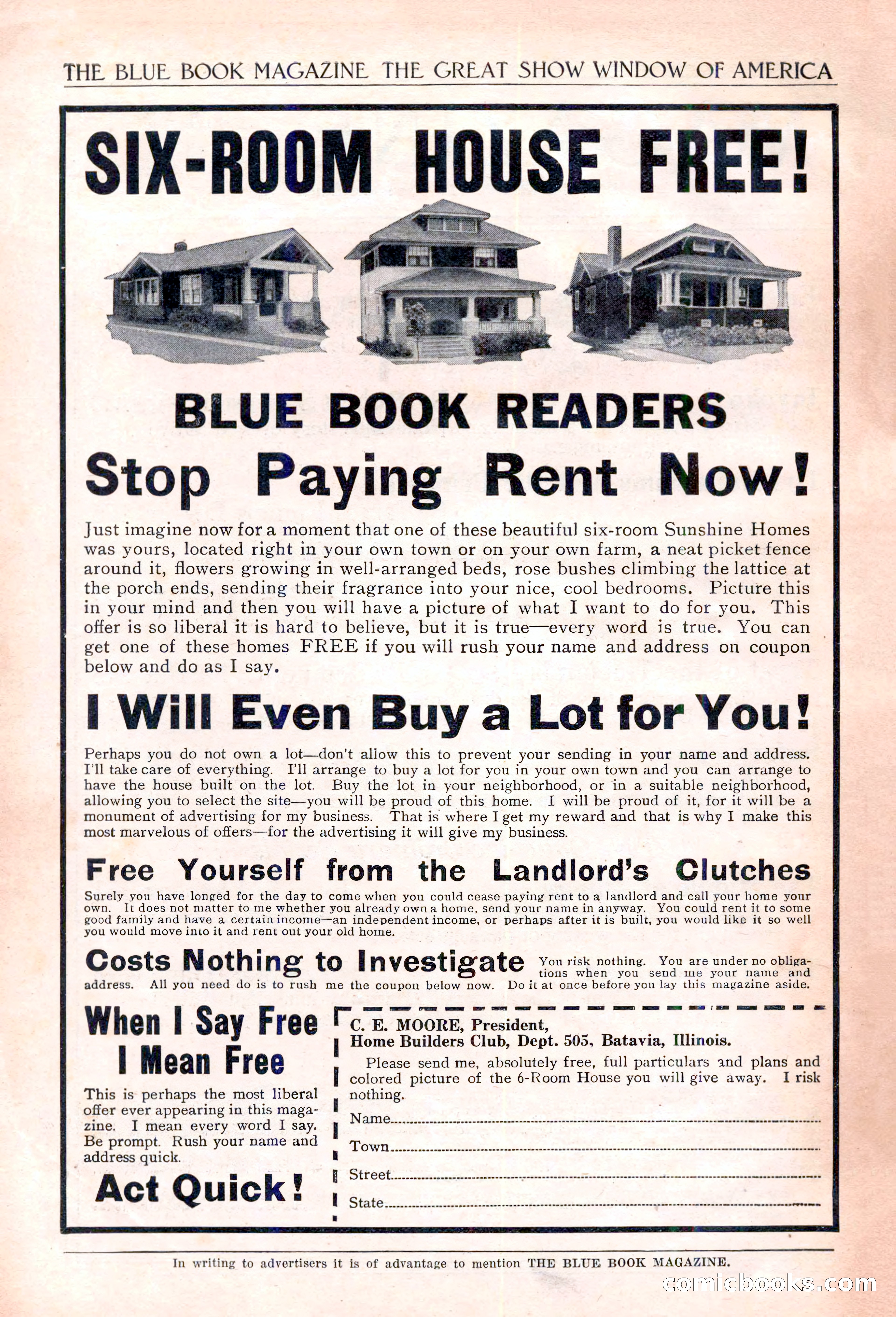 The Blue Book Magazine, May 1922 — page 6 of 208