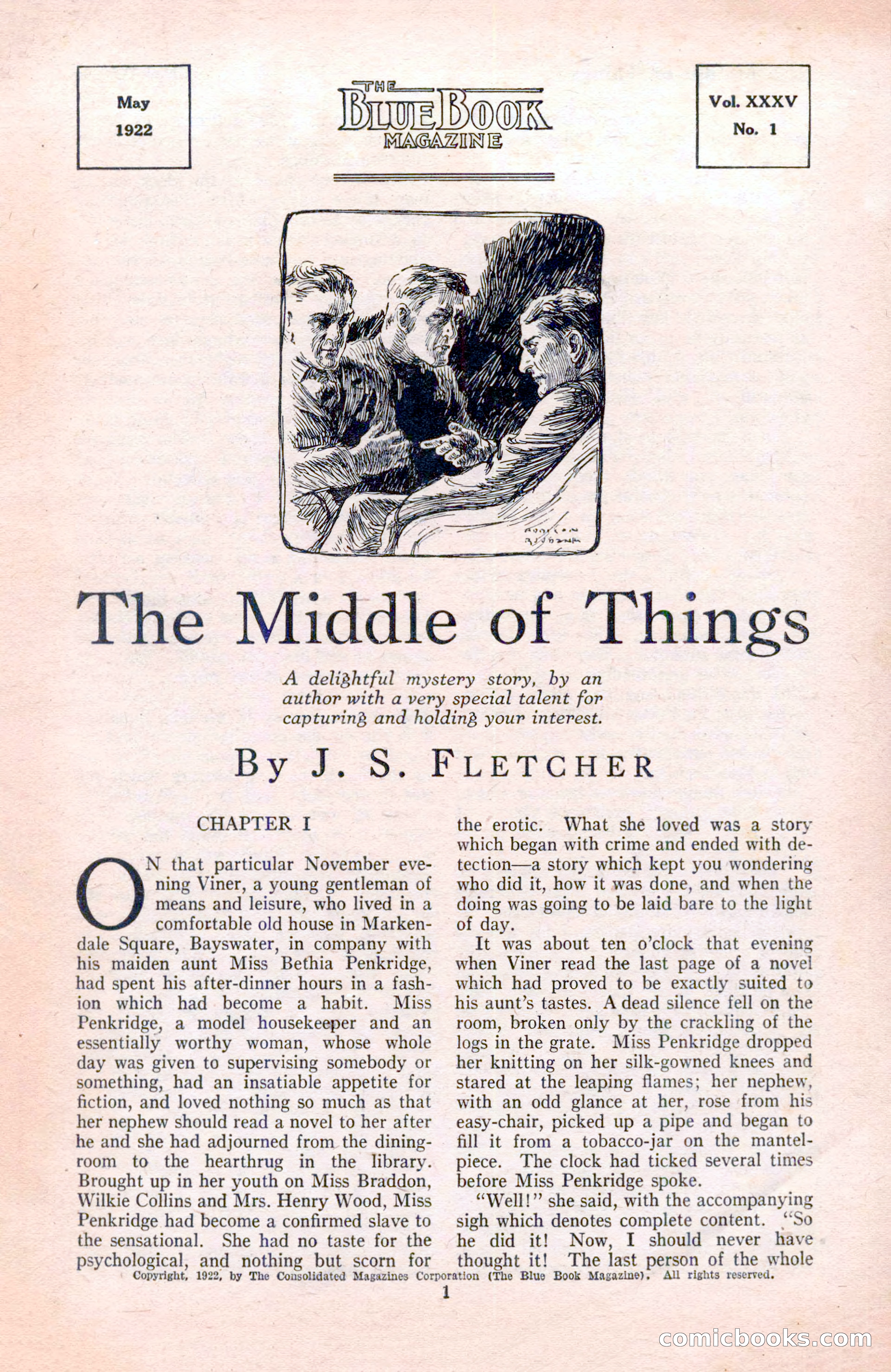 The Blue Book Magazine, May 1922 — page 7 of 208