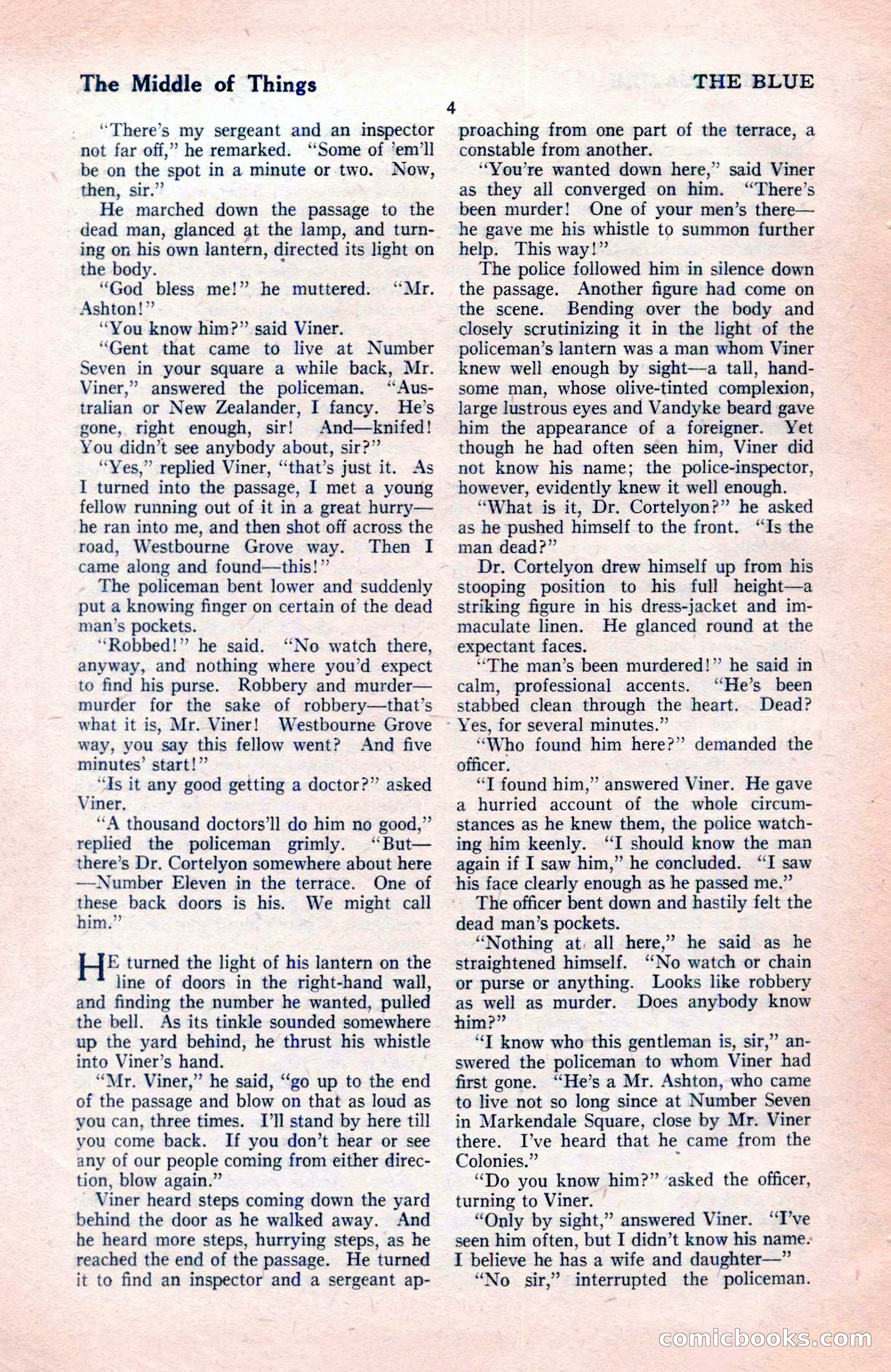 The Blue Book Magazine, May 1922 — page 10 of 208